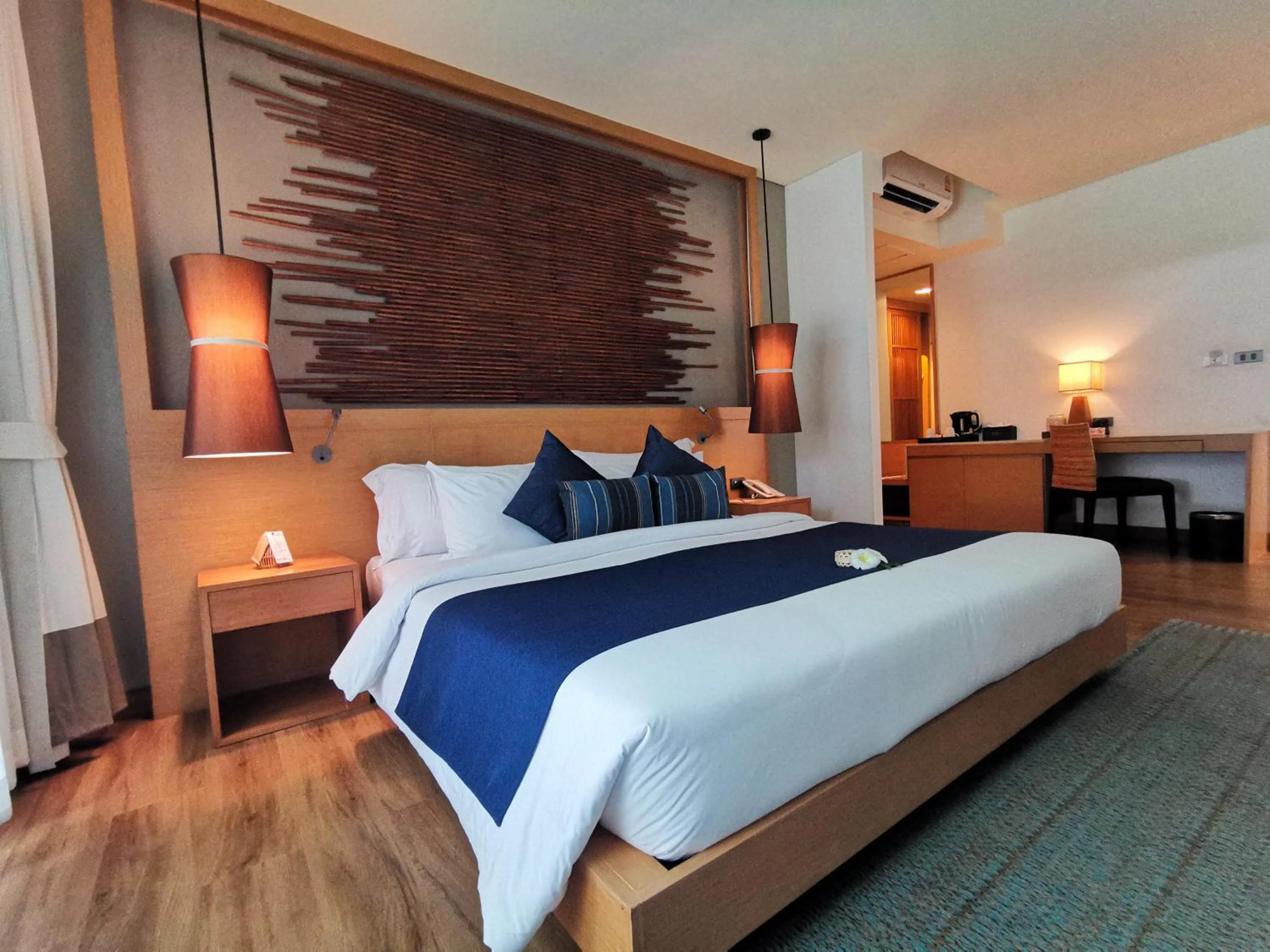 Bed in Prana Resort Nandana