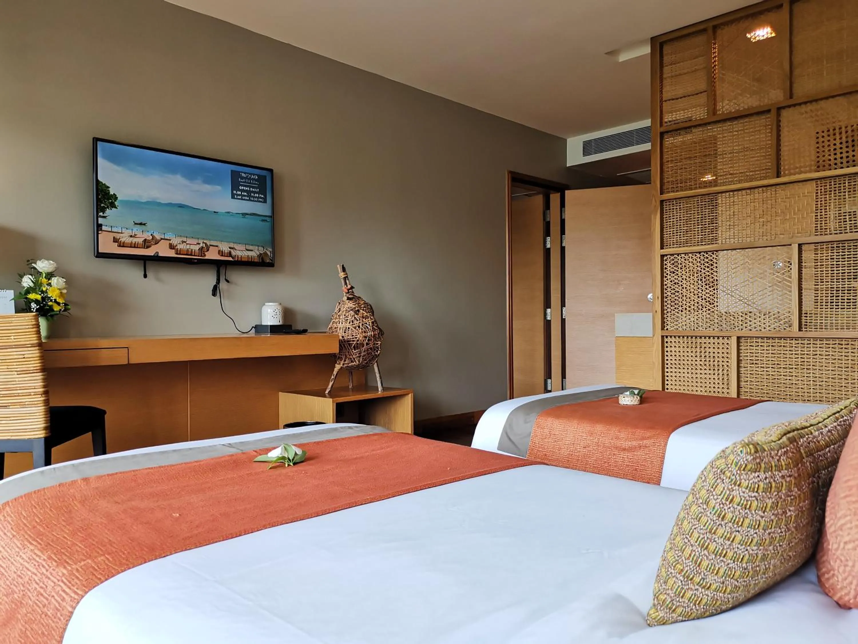 Bed in Prana Resort Nandana