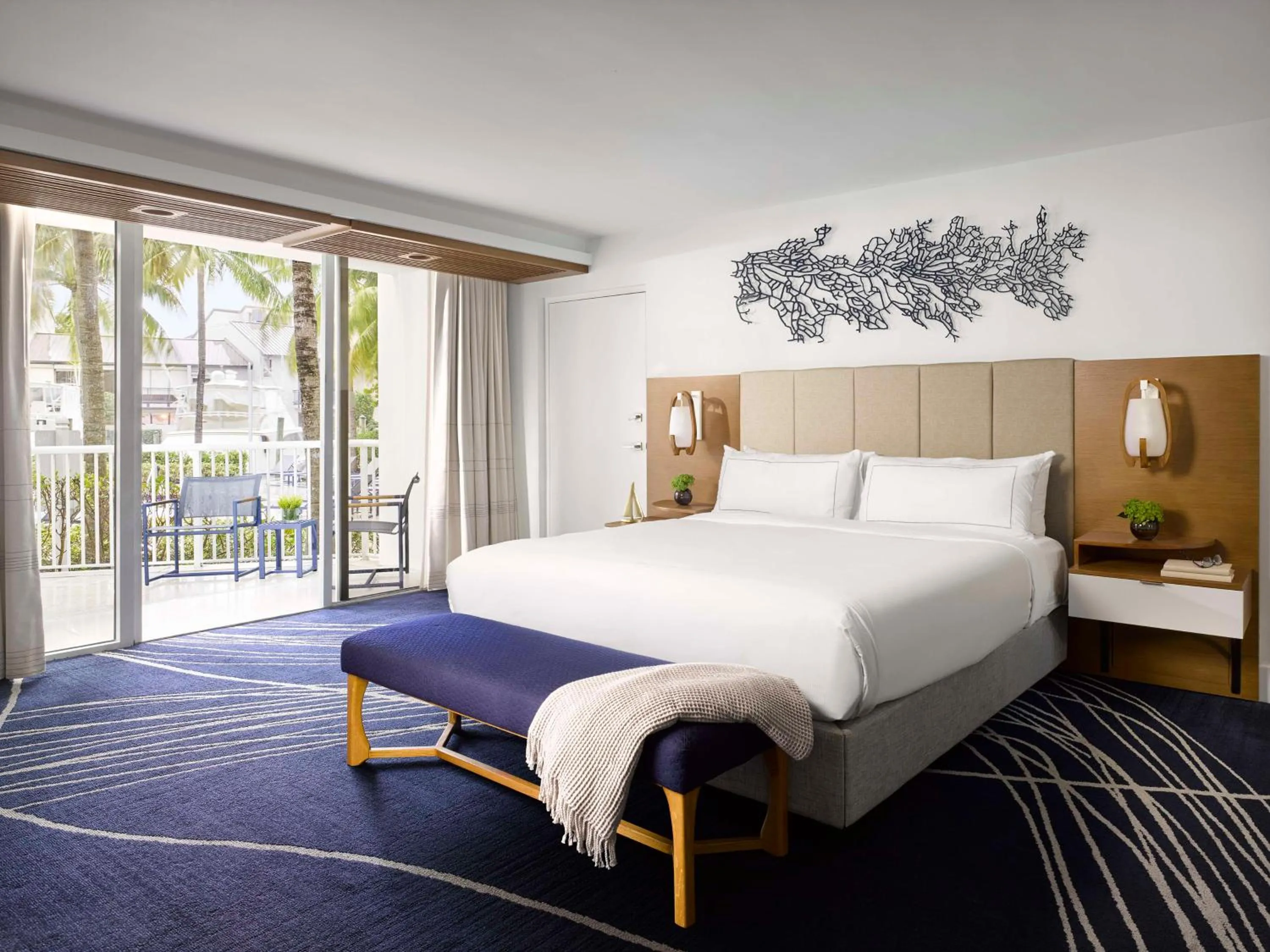 Bed in Hilton Fort Lauderdale Marina