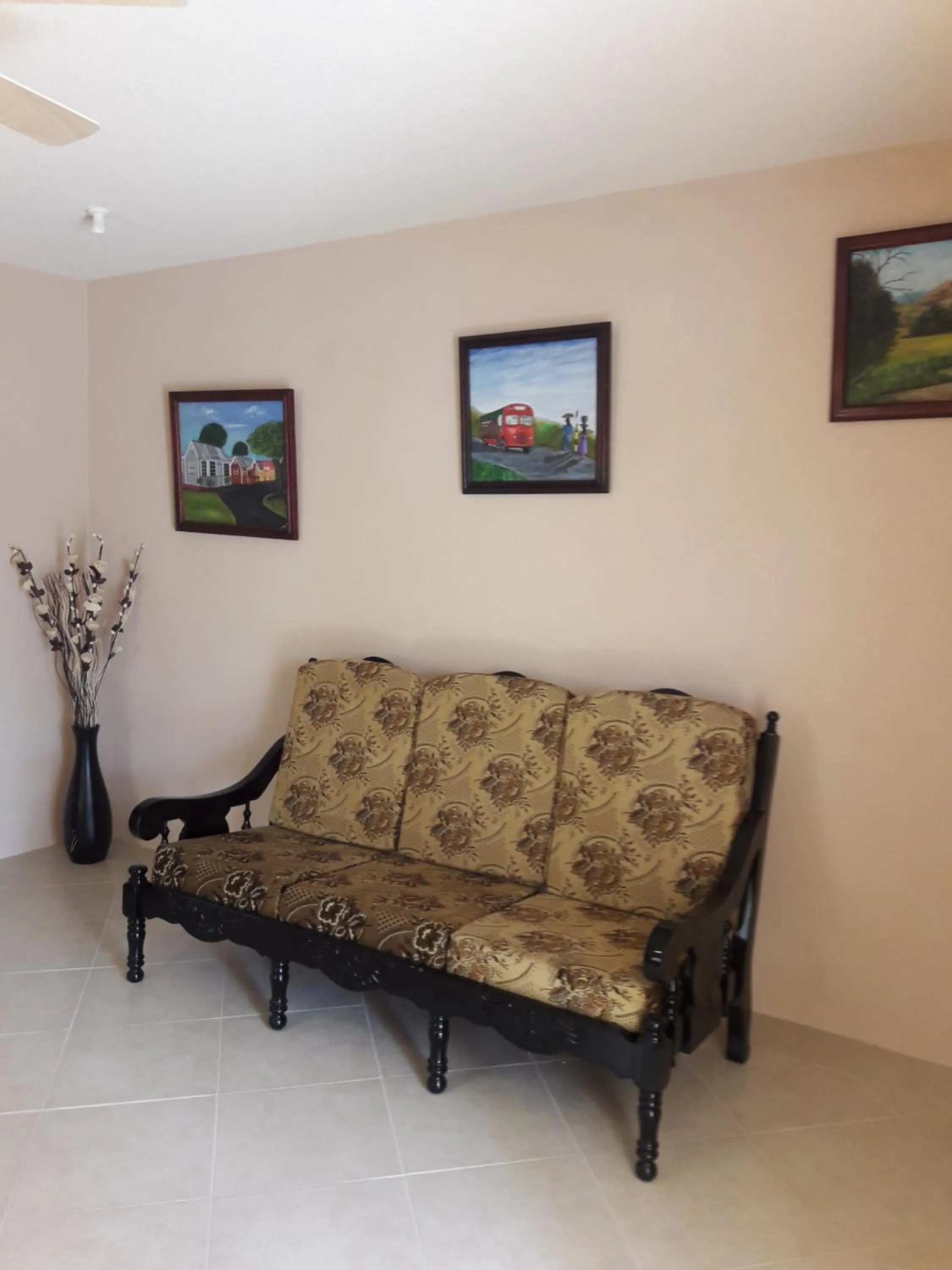 Living room in Manderley Villas