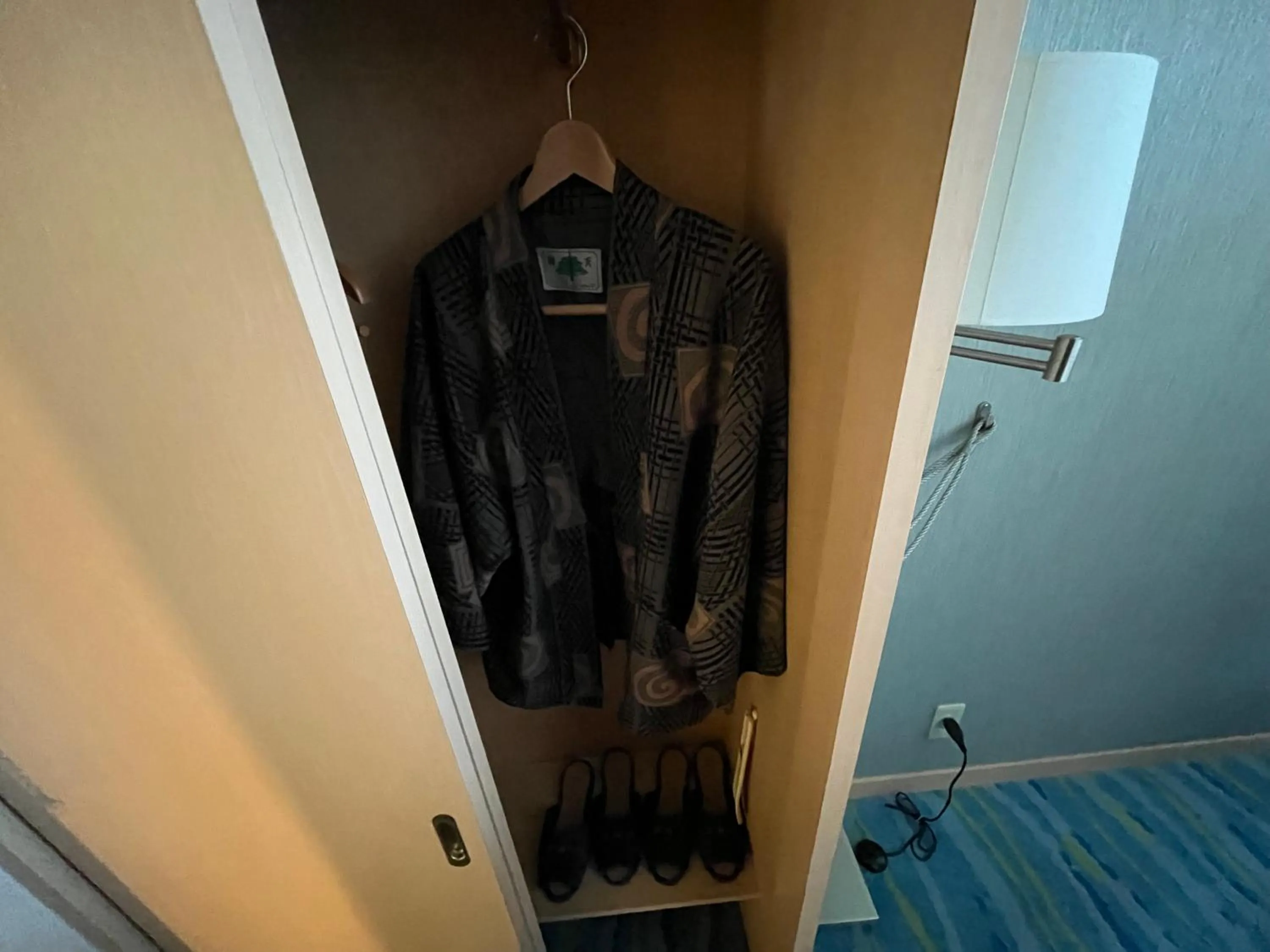 wardrobe in Hotel Shiretoko