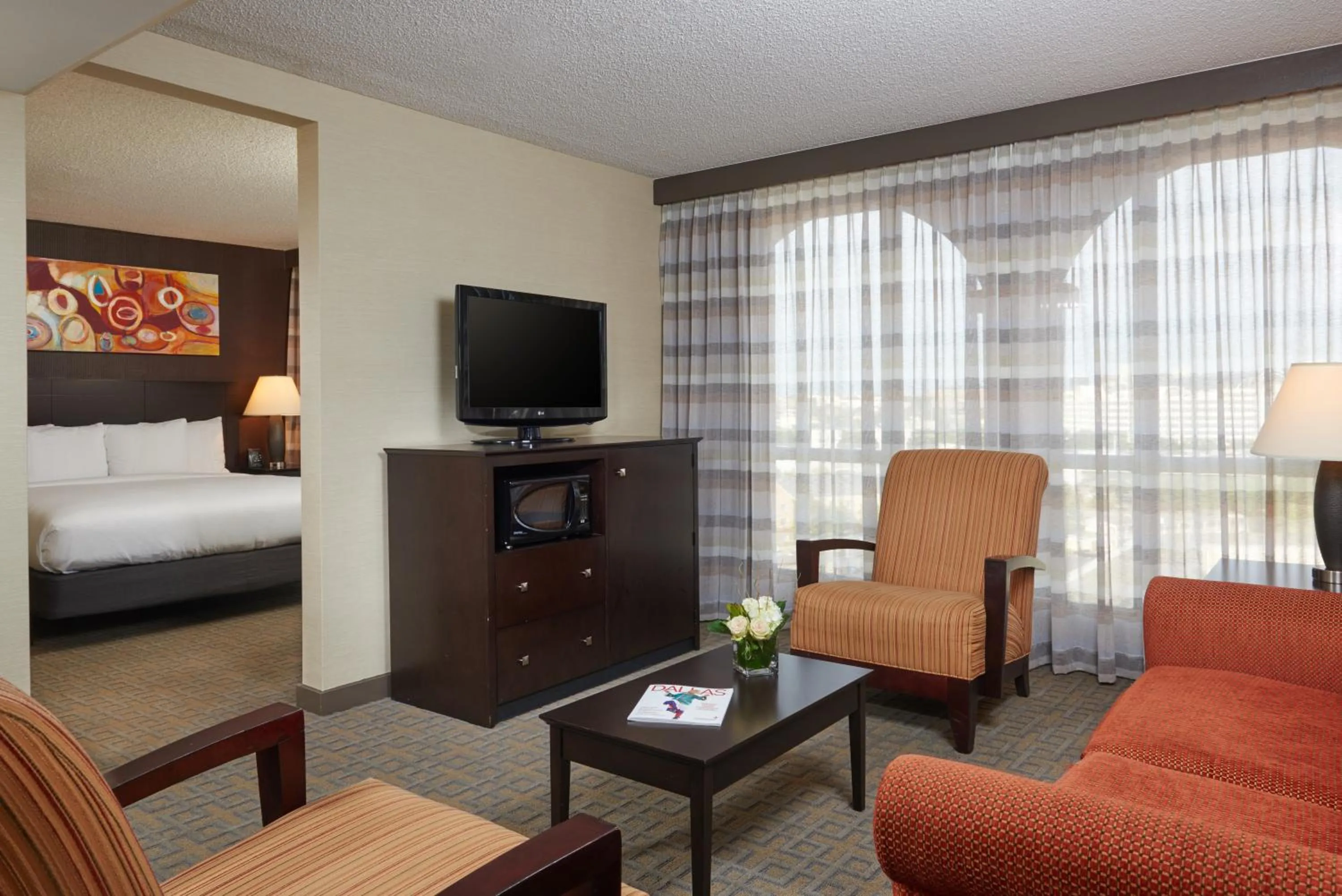 Bed in DoubleTree by Hilton Dallas Market Center