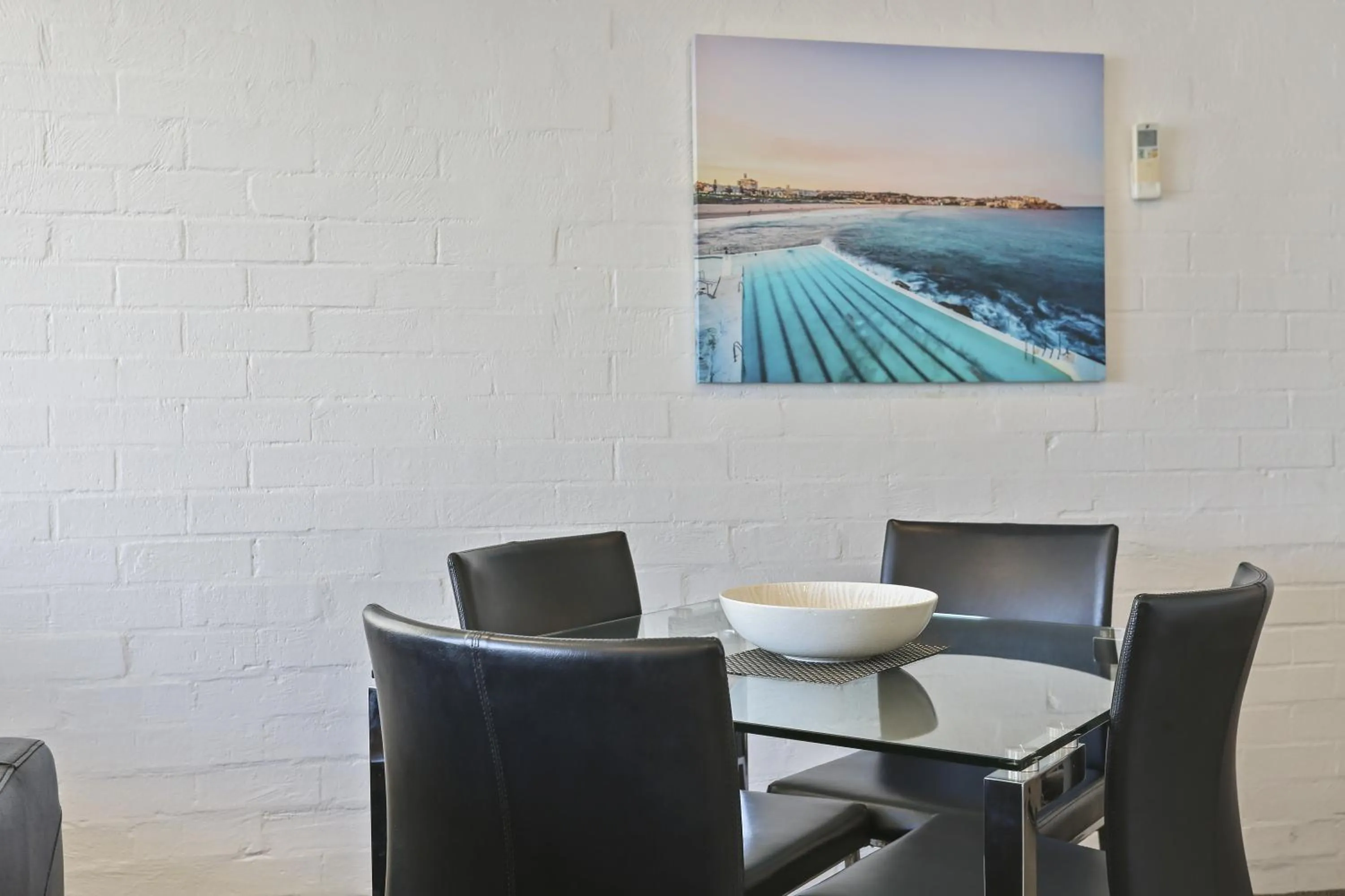 Dining area in Crown Apartments
