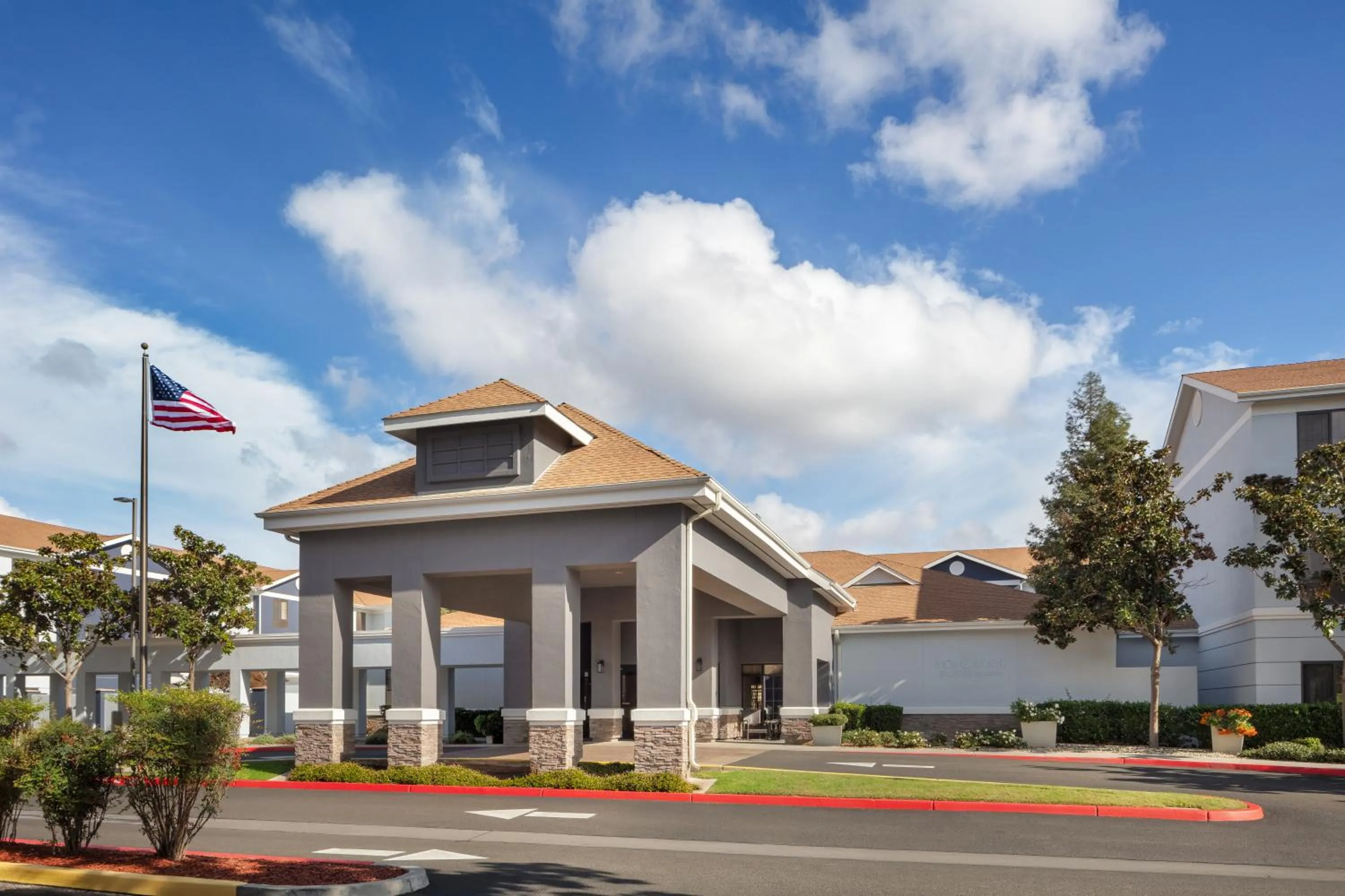 Property building in Homewood Suites by Hilton Fresno