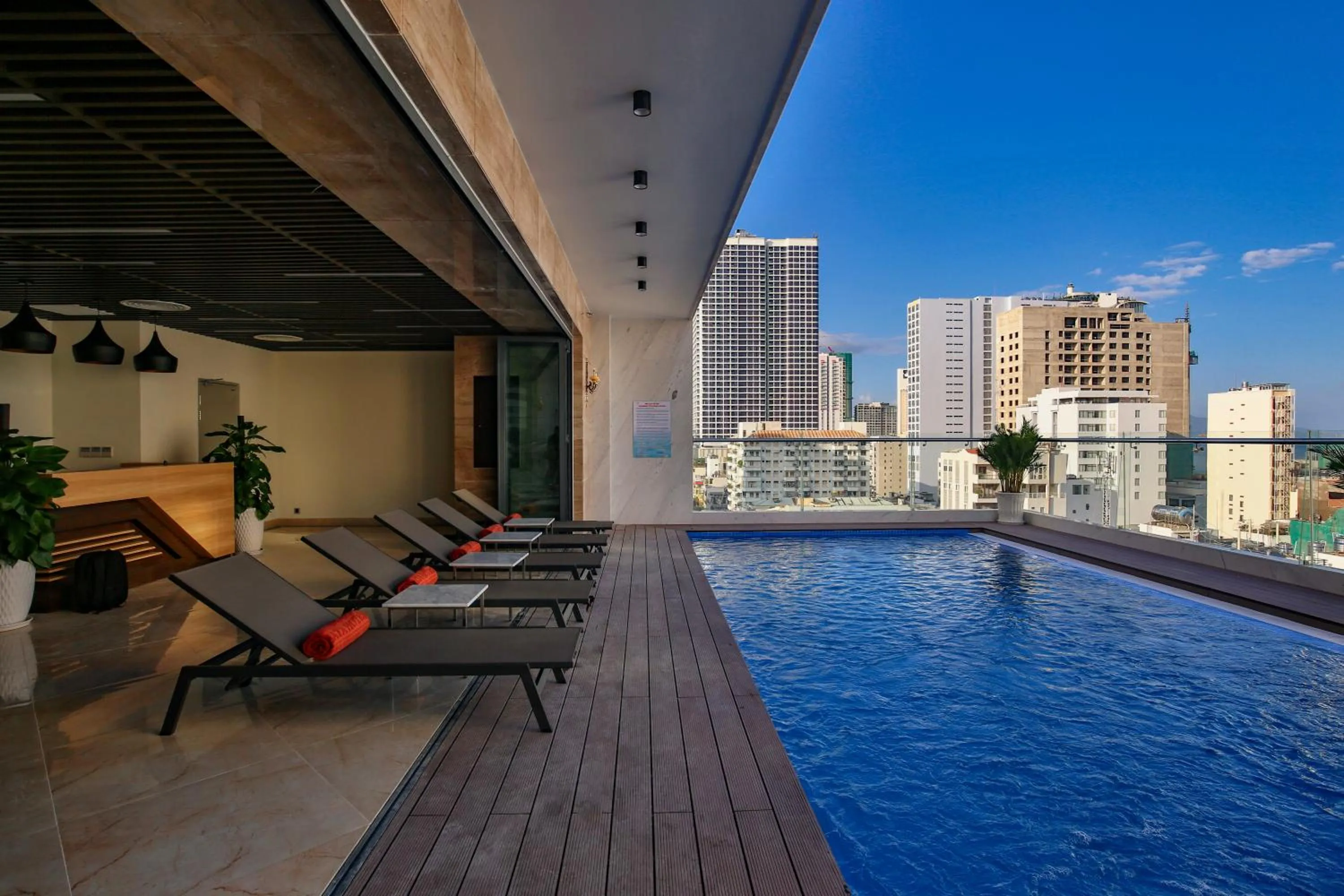 Swimming pool in Sata Hotel