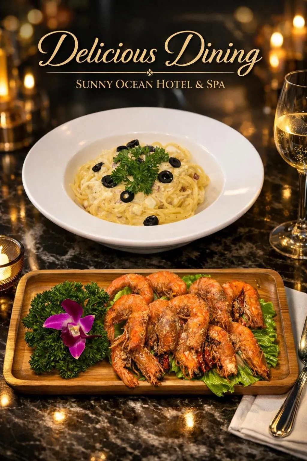 Restaurant/places to eat in Sunny Ocean Hotel & Spa