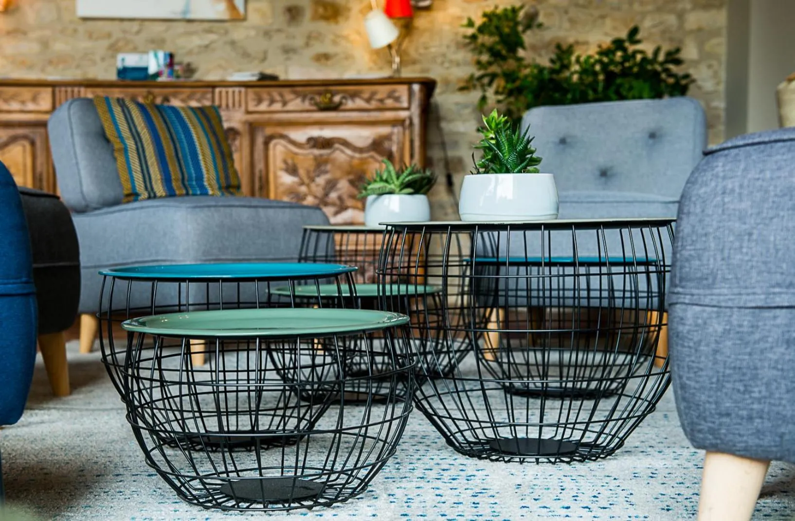 Living room in Demeures et Chateaux l'Abbaye Caladoise - Anciennement Hostellerie Ferme du Poulet