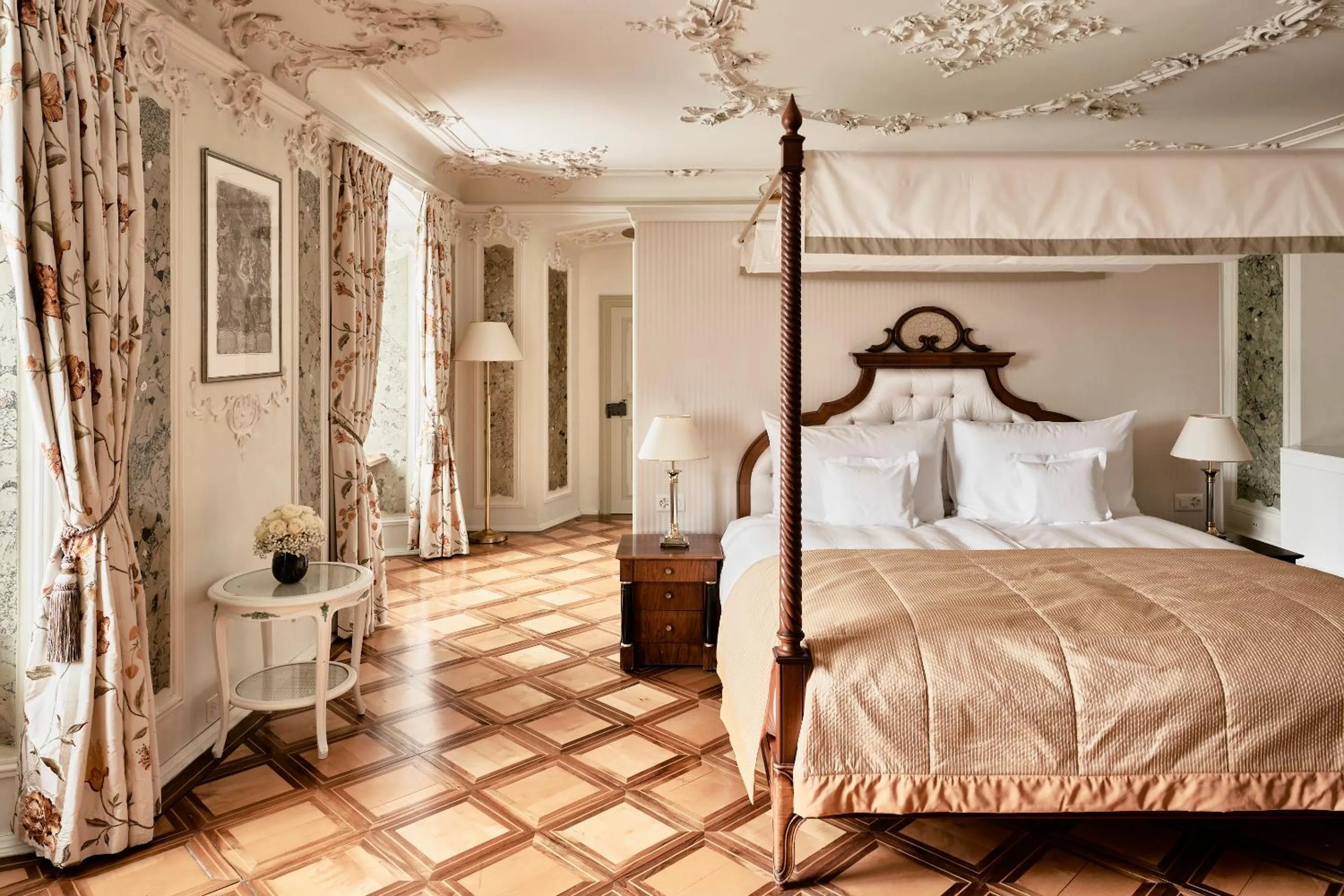 Bedroom, Bed in Palais Bad Ragaz