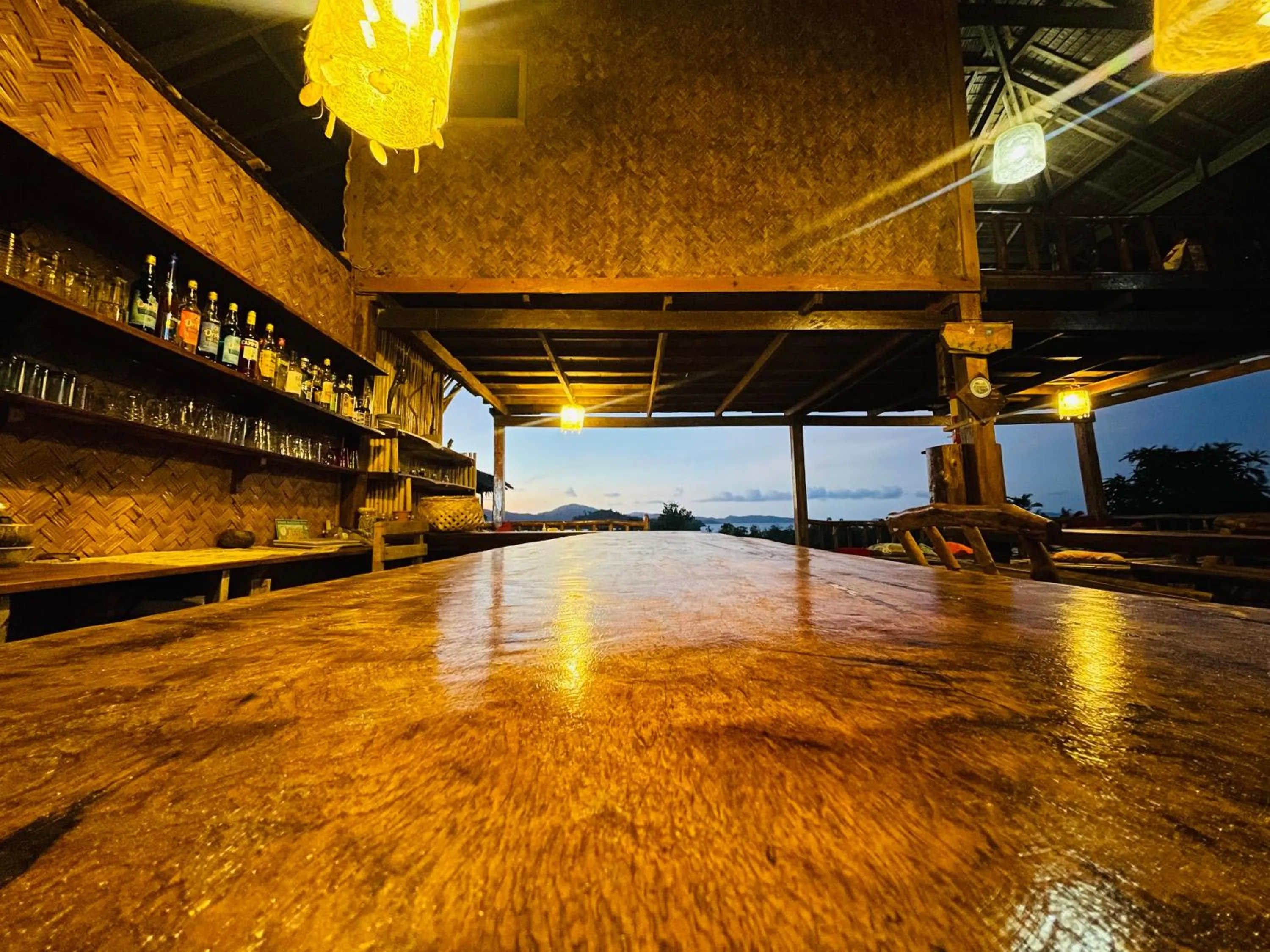 Lounge or bar in Jungle bar Resto & Cottages