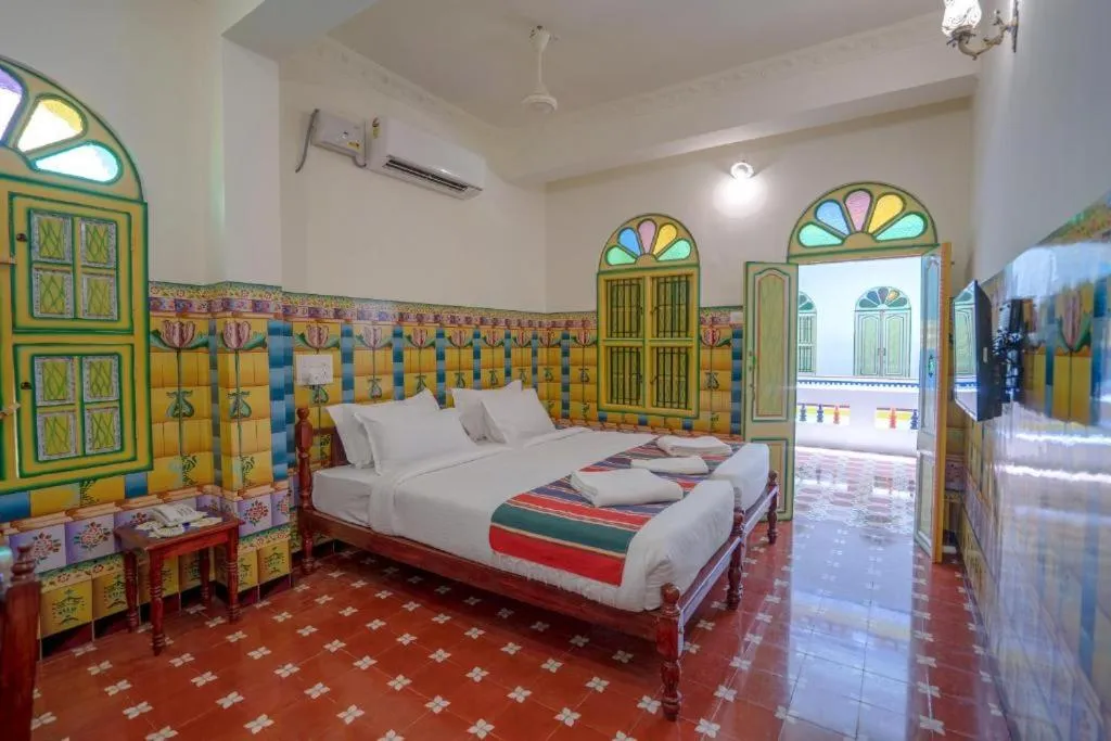 Bed in THE CHETTINAD HERITAGE