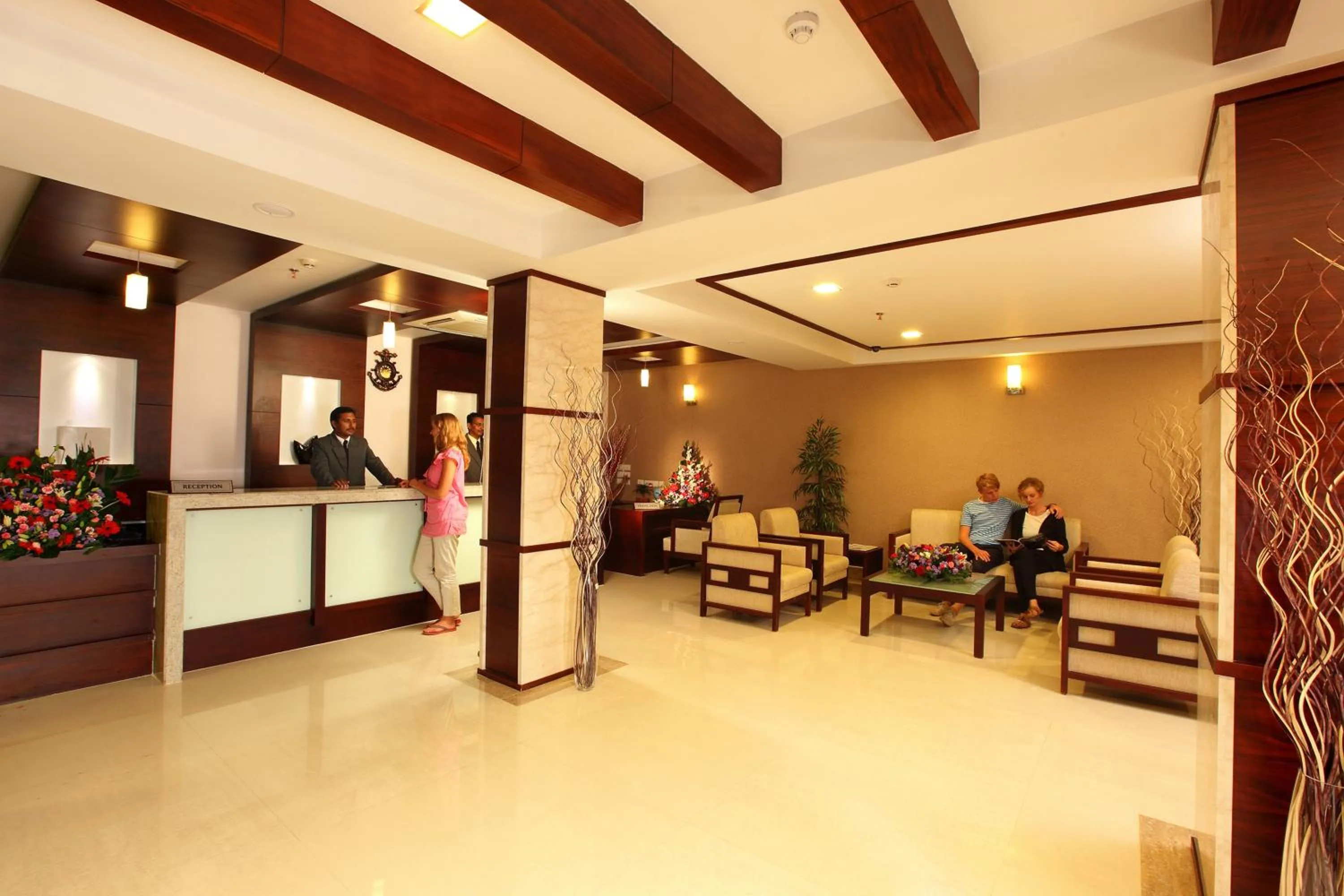 Lobby or reception in Hotel White Gate Residency -near to Vaikom Sri Mahadeva Temple