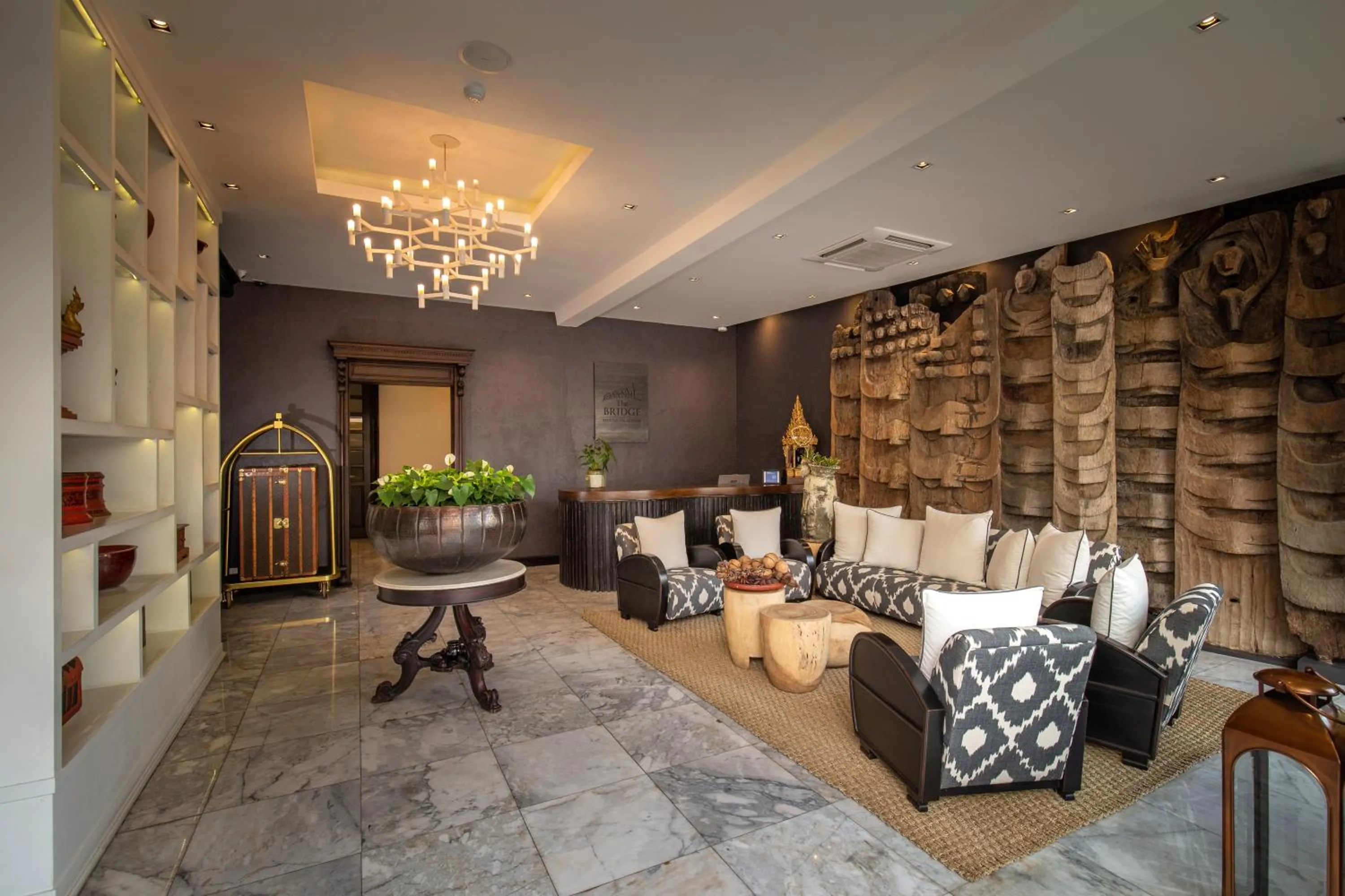 Seating area in The Bridge An Eclectic Luxotel