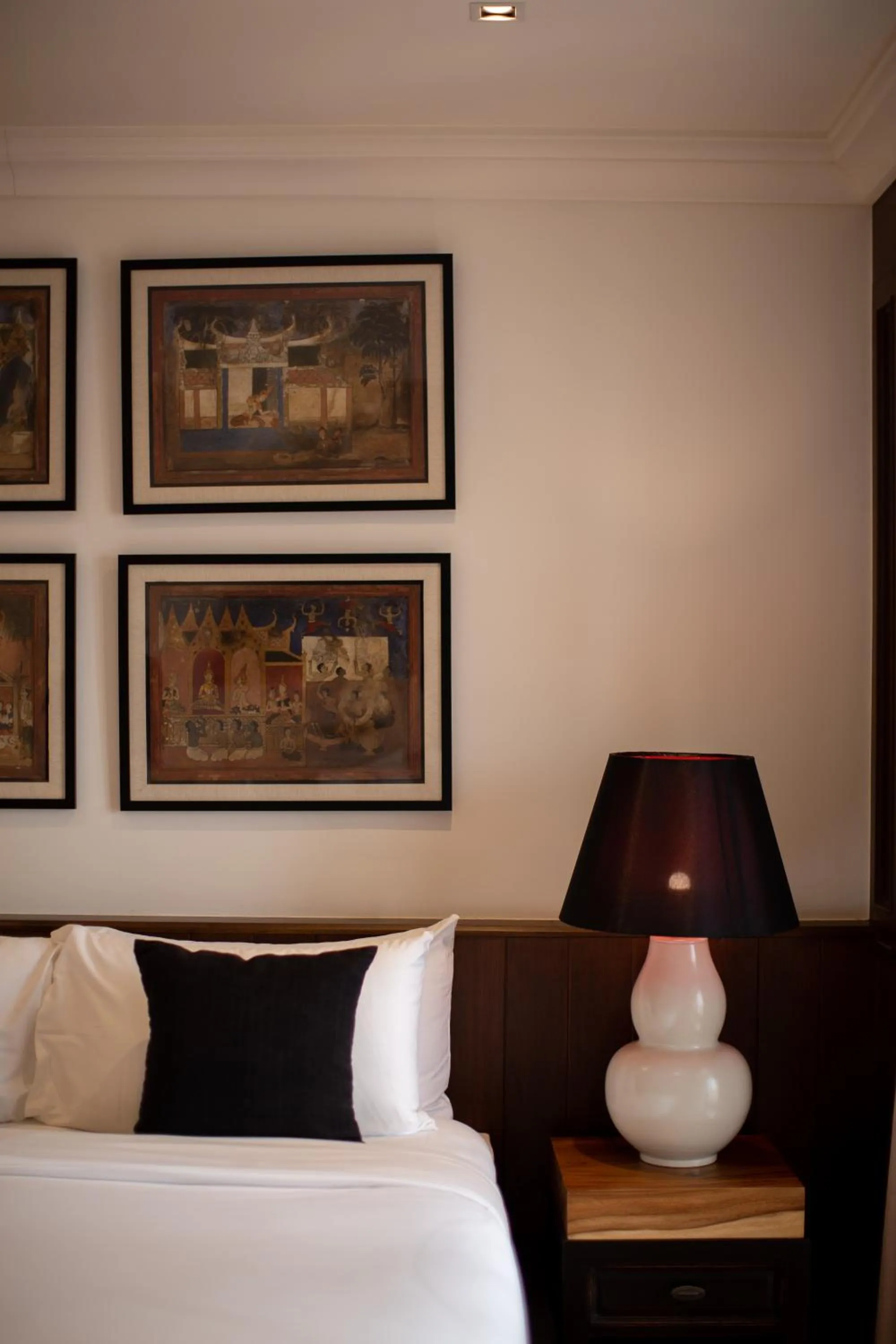 Decorative detail, Bed in The Bridge An Eclectic Luxotel