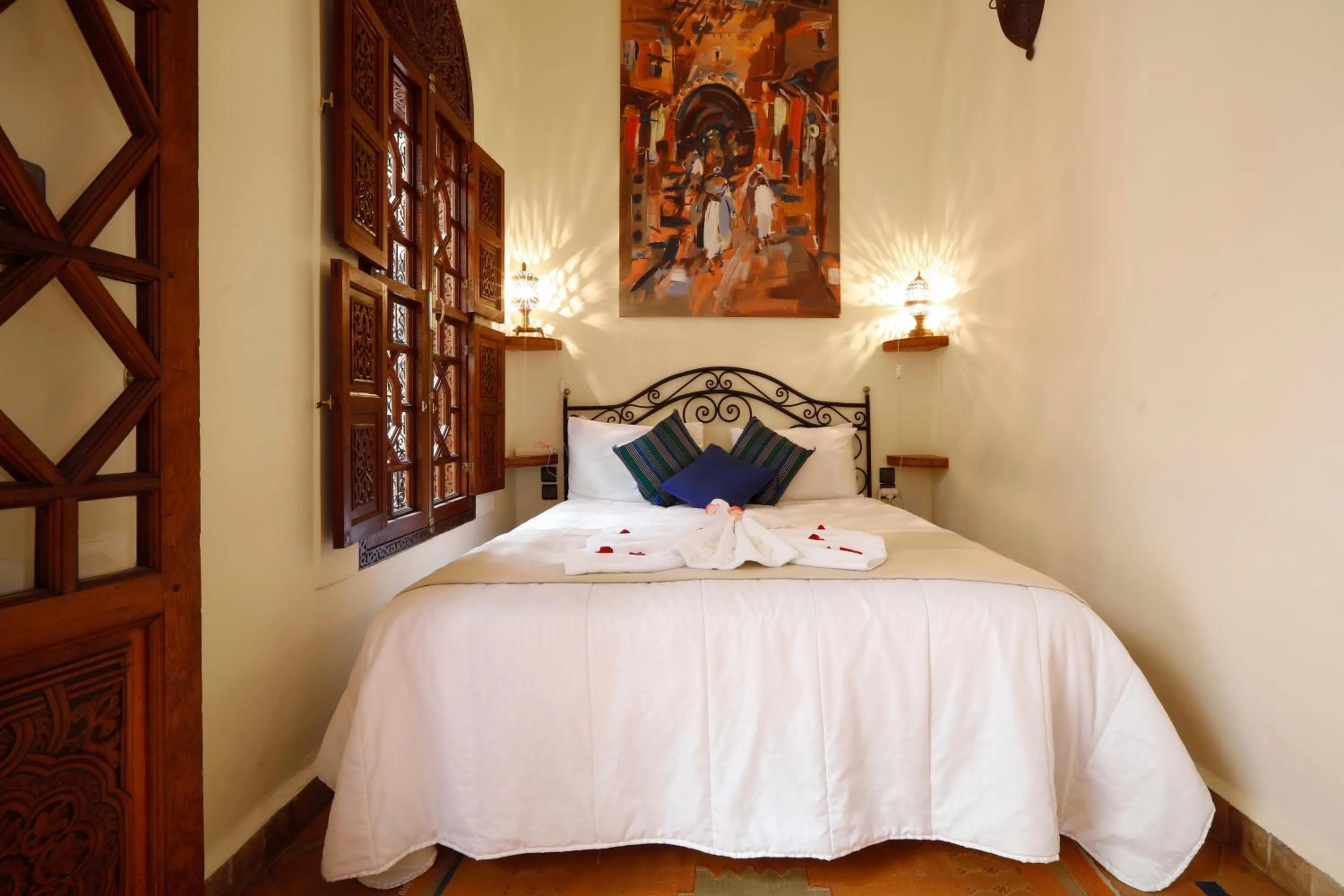 Bed in Riad Daria Suites & Spa