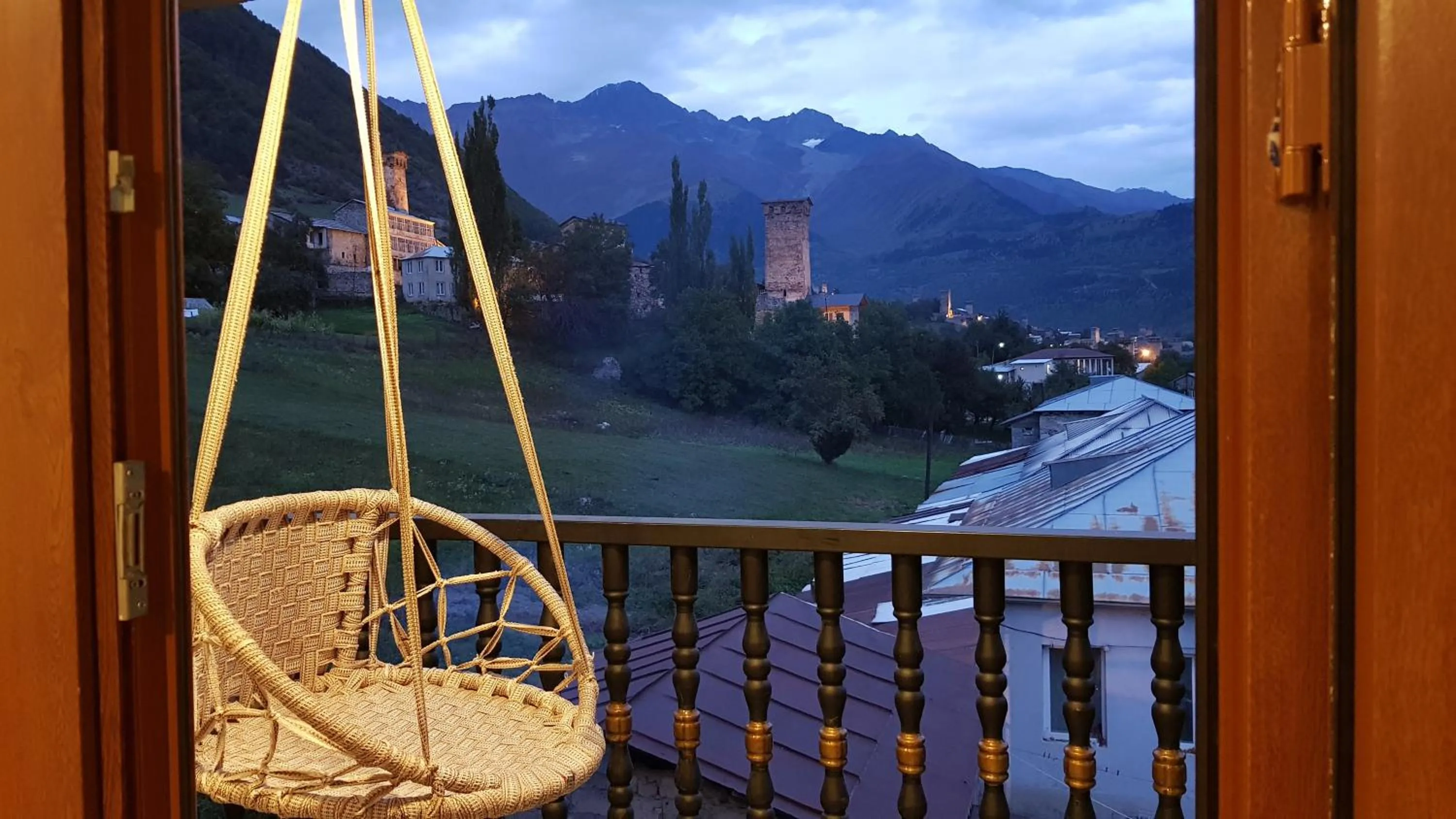 Balcony/Terrace in Hilltop Mestia