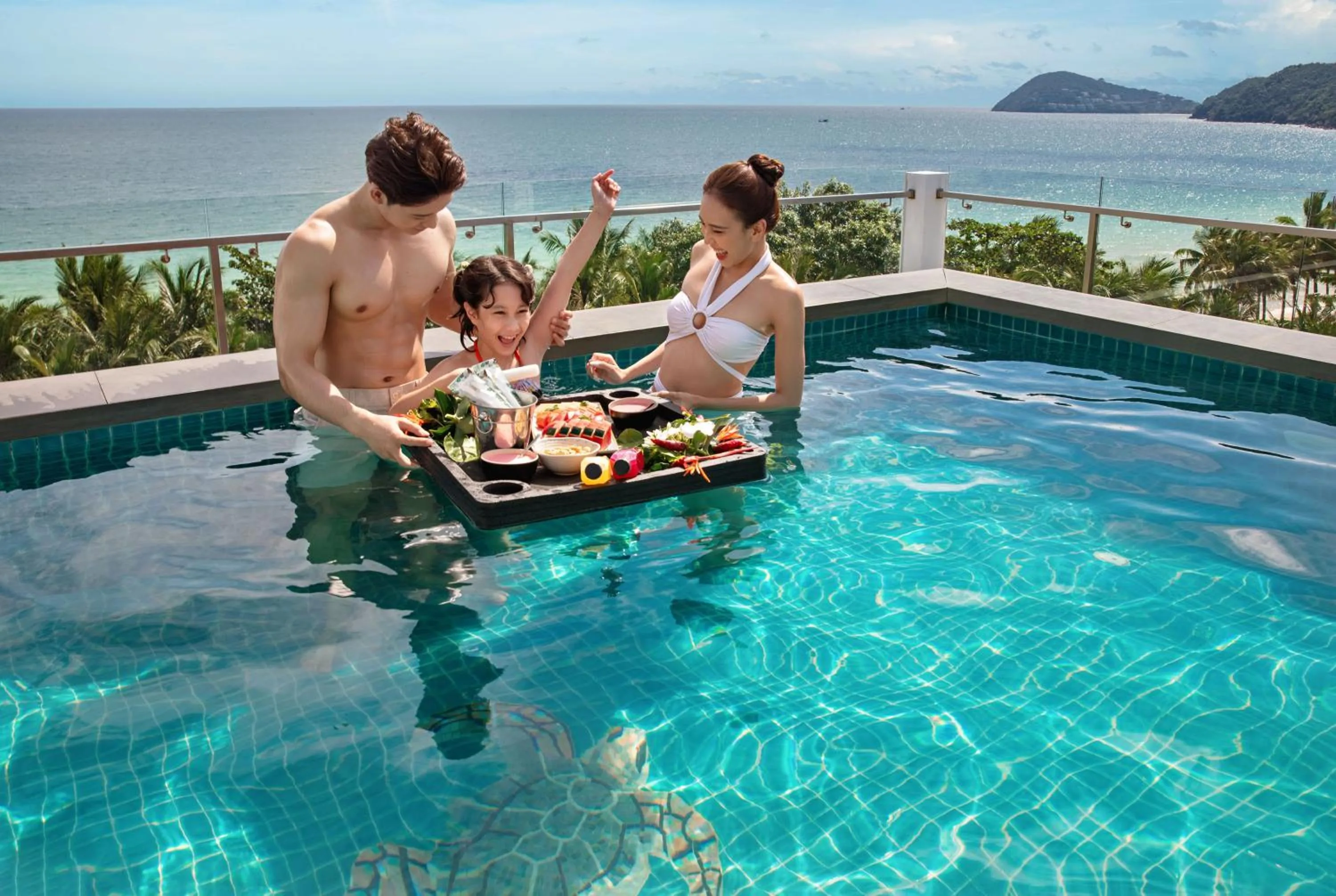 Pool view in Premier Residences Phu Quoc Emerald Bay Managed by Accor