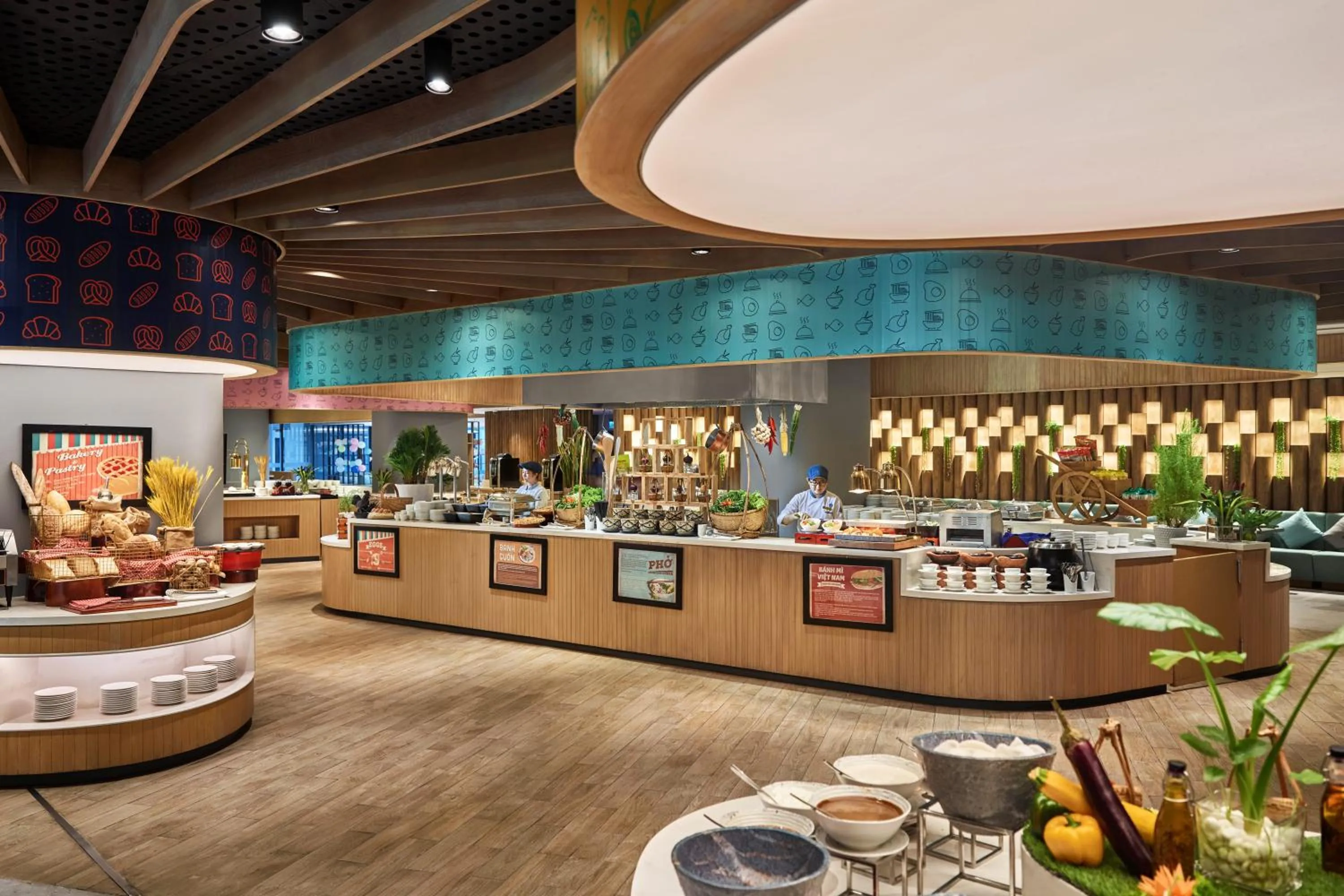 Buffet breakfast in Premier Residences Phu Quoc Emerald Bay Managed by Accor