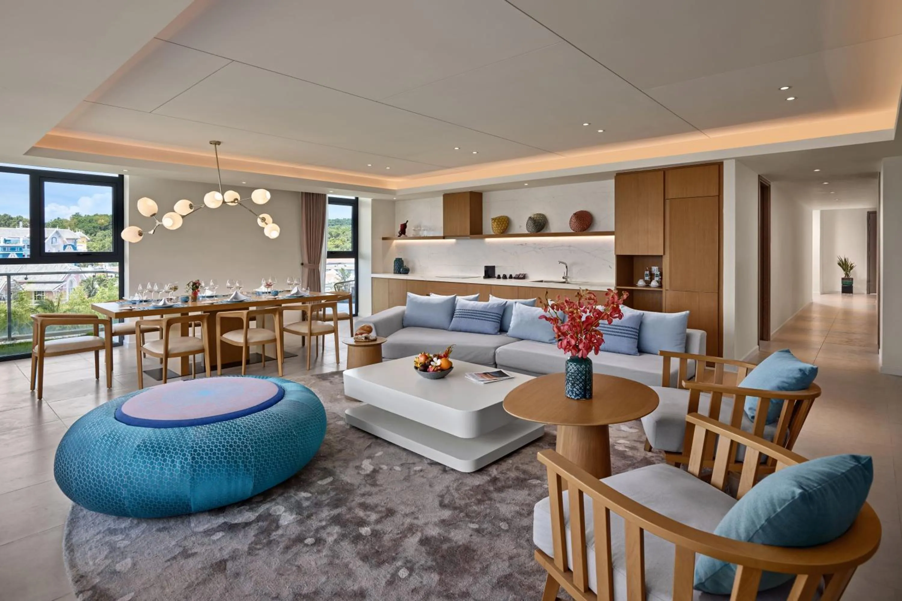 Living room in Premier Residences Phu Quoc Emerald Bay Managed by Accor