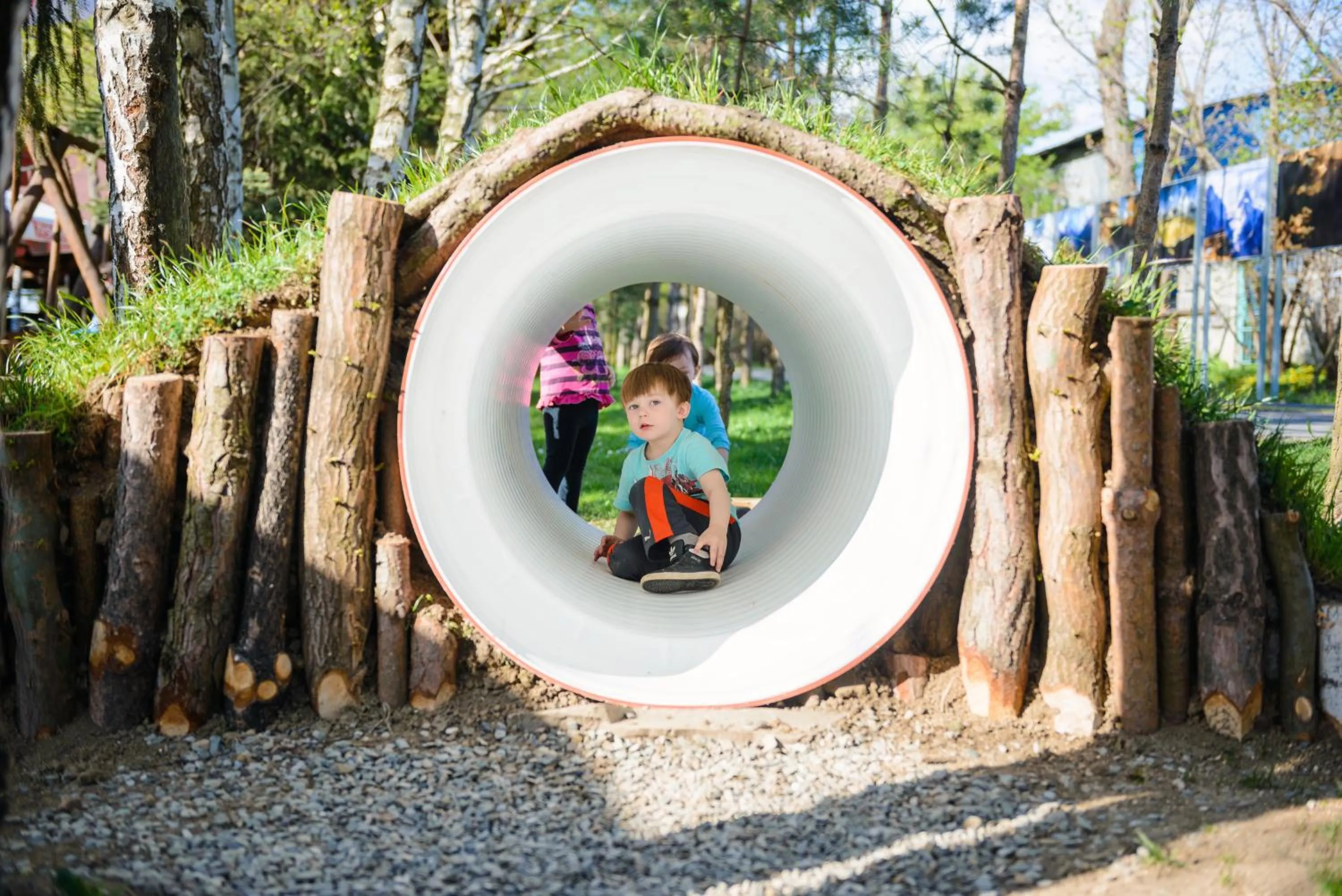 Children play ground in Jaś Wędrowniczek