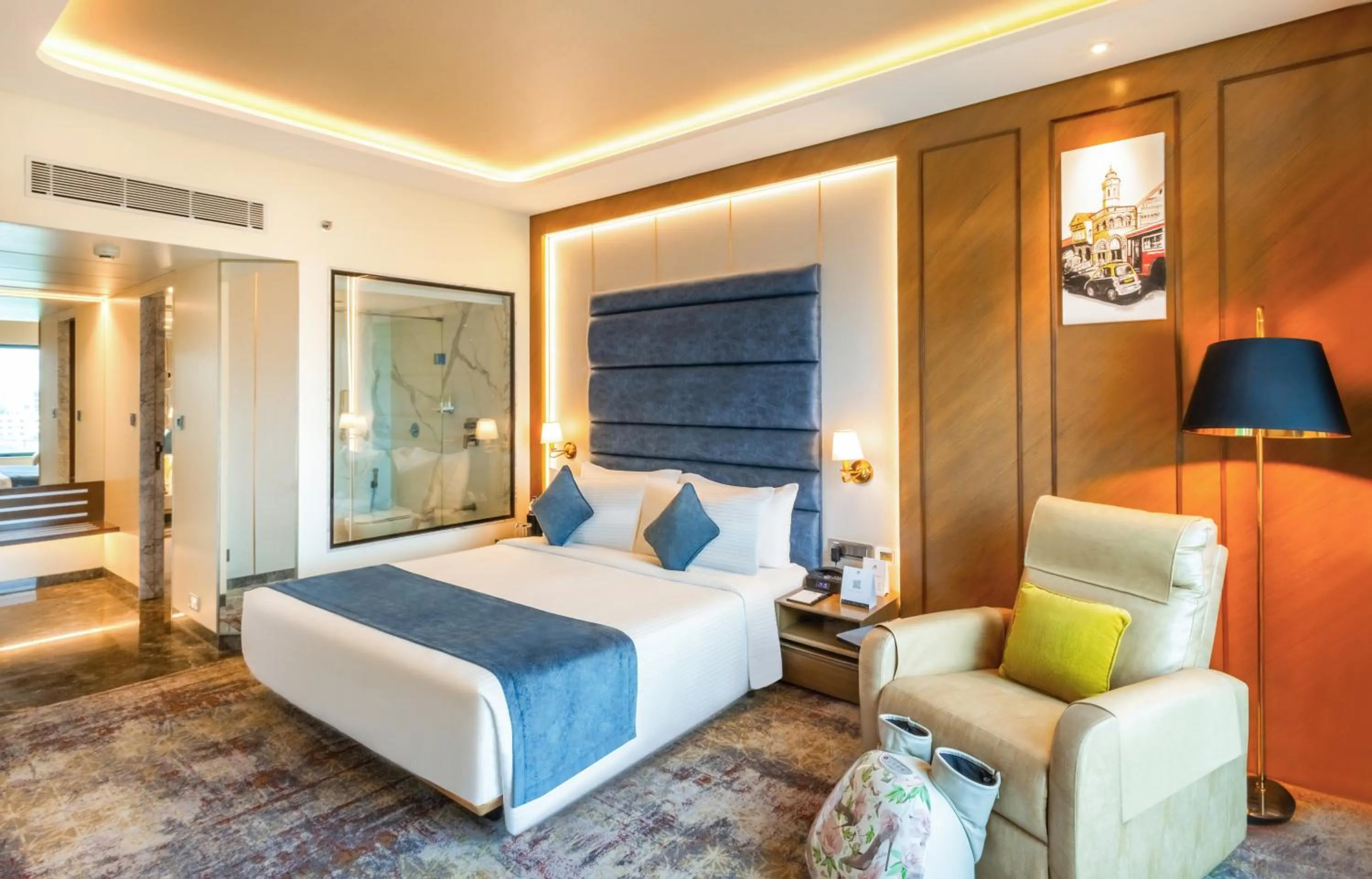 Bedroom, Bed in Sayaji Pune