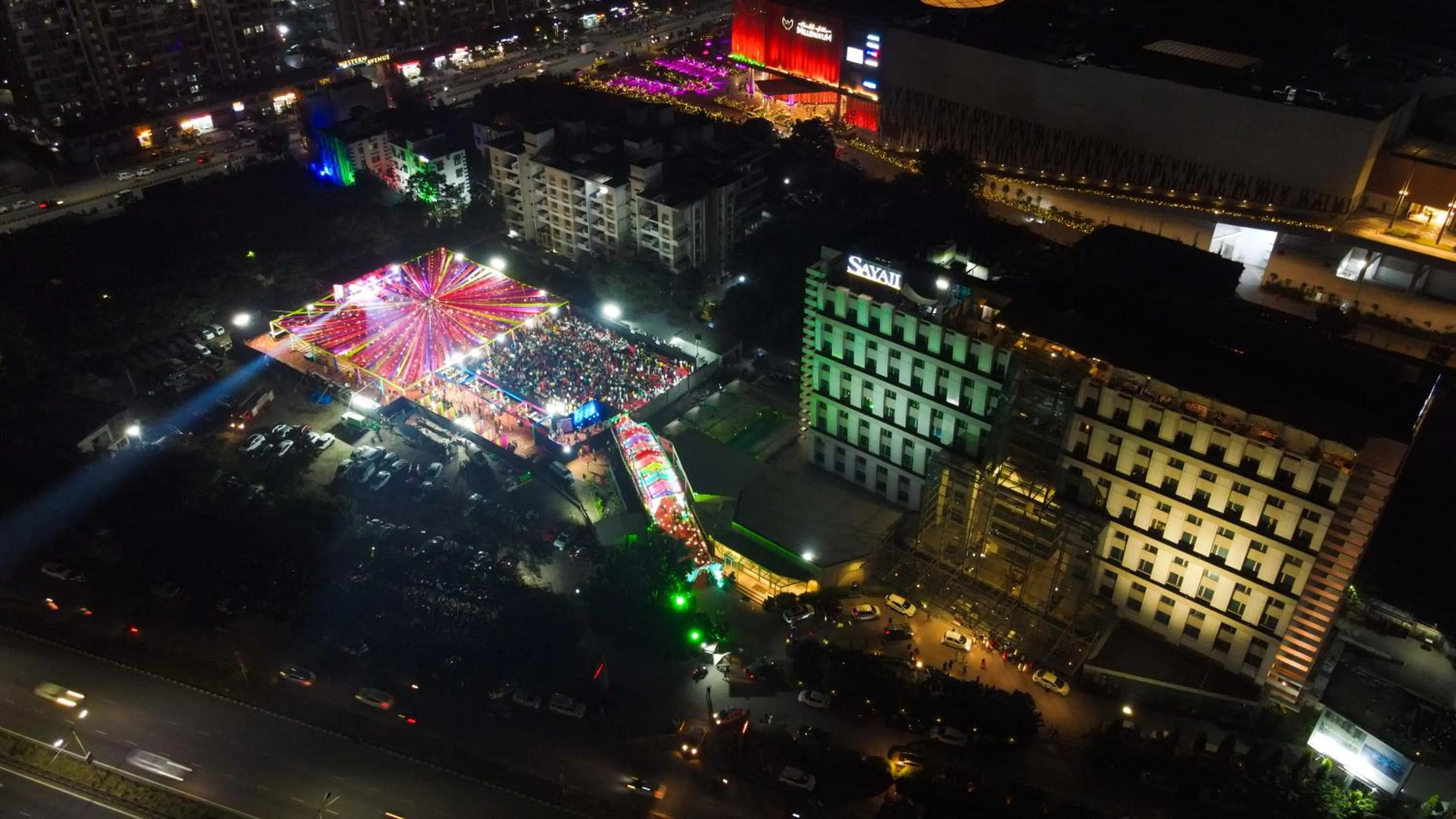 Night in Sayaji Pune