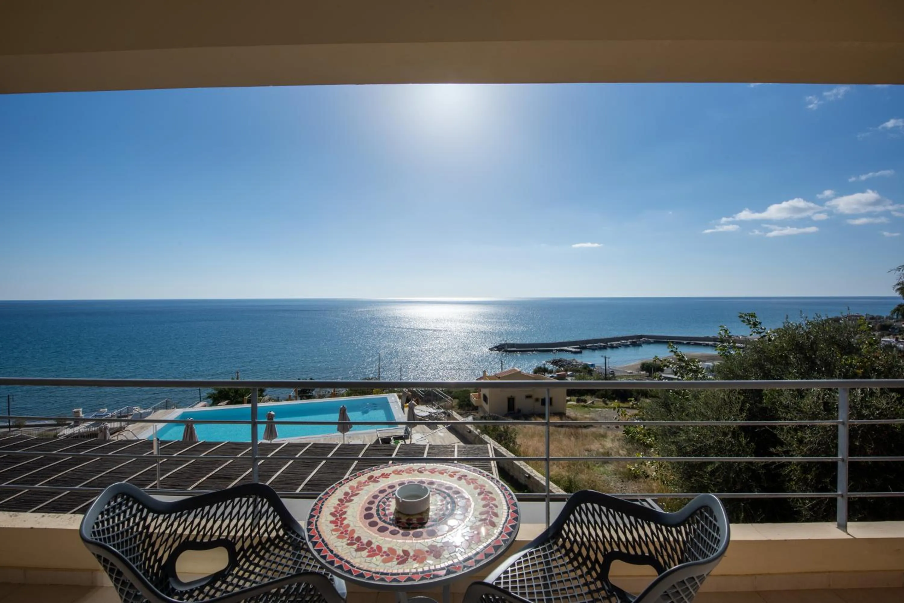 Balcony/Terrace in Portela Suites Kastri