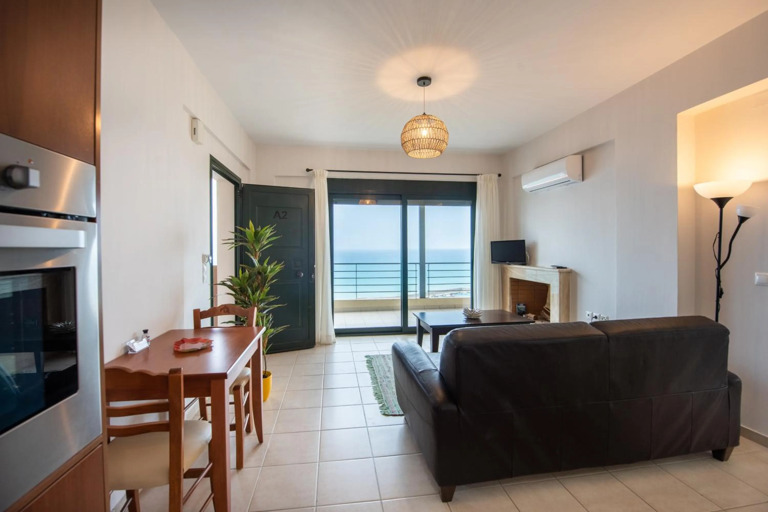 Living room, Bed in Portela Suites Kastri