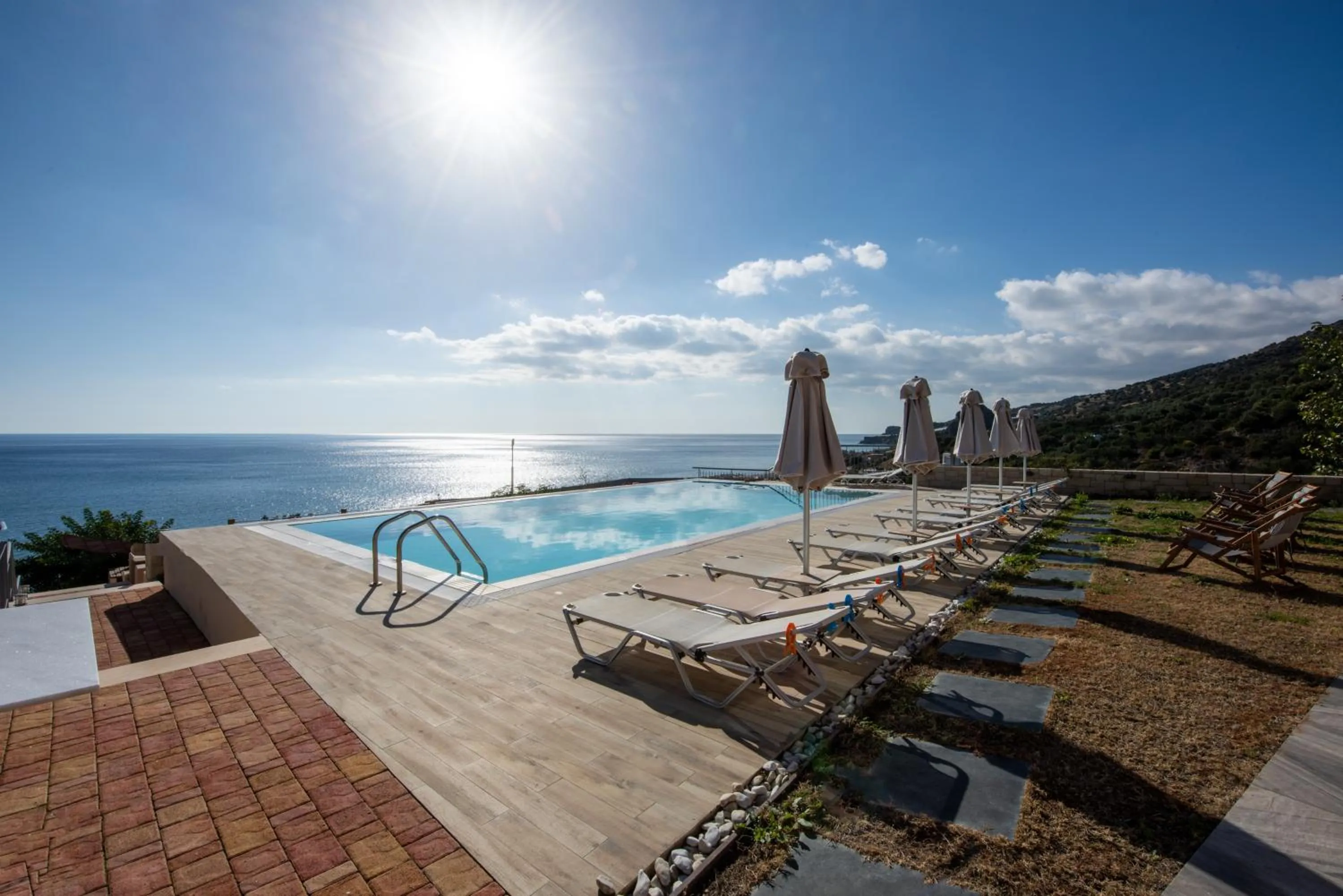 Sea view in Portela Suites Kastri