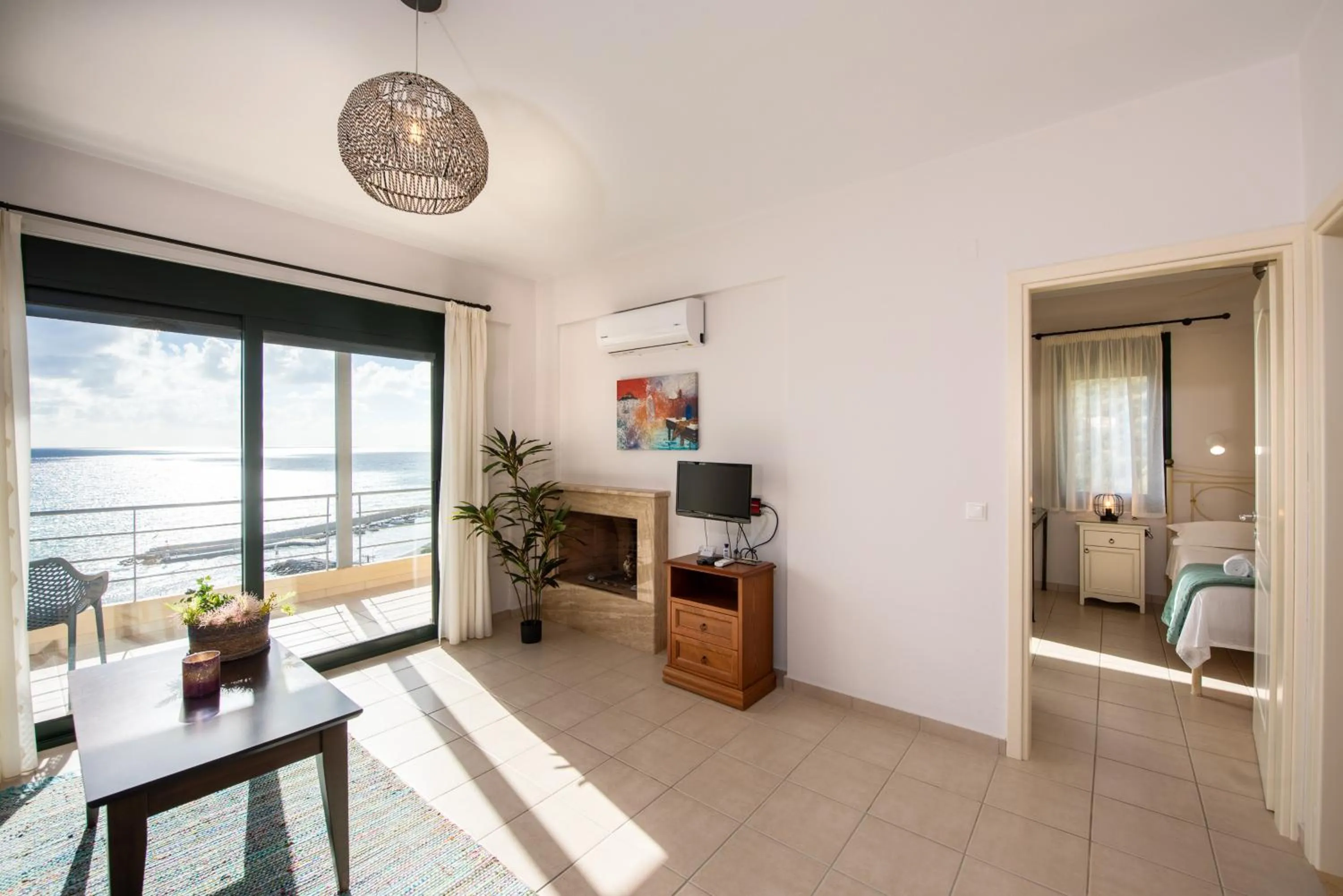 Living room in Portela Suites Kastri