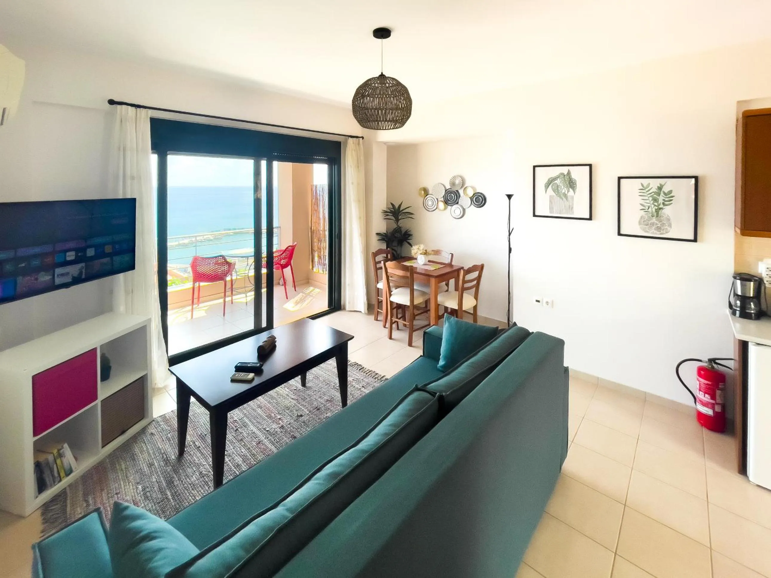 Living room in Portela Suites Kastri