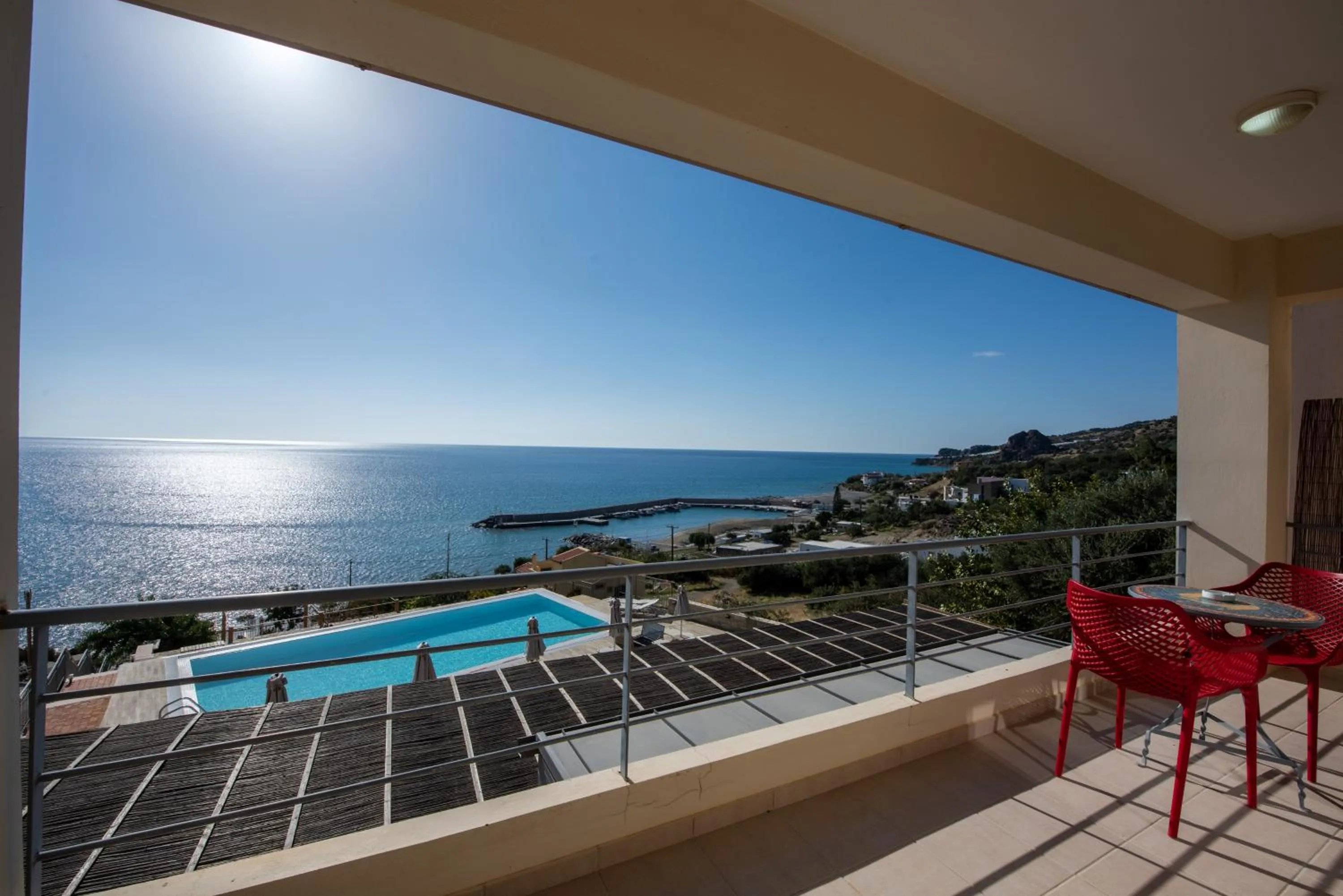 Balcony/Terrace in Portela Suites Kastri