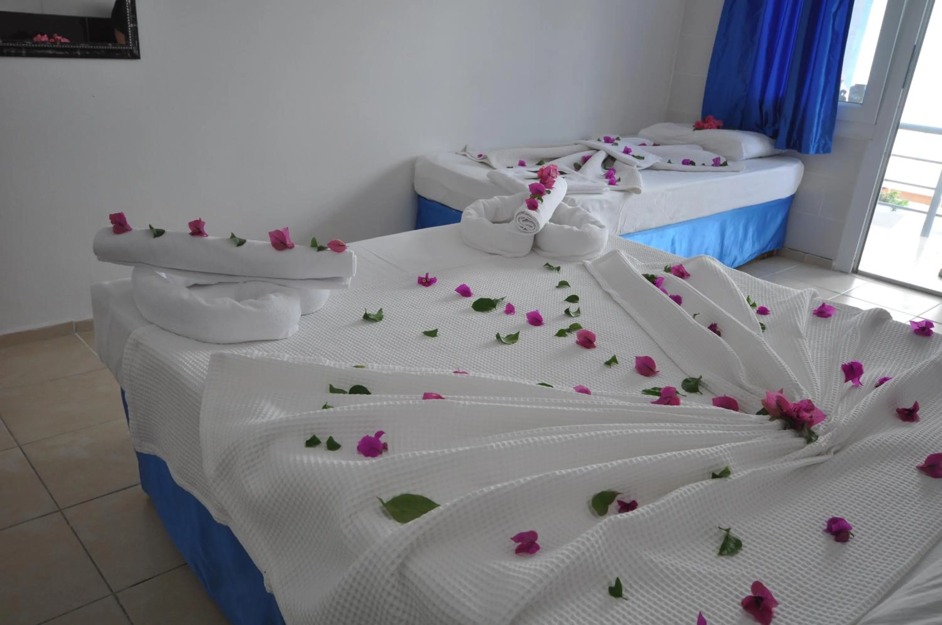 Bed in Bodrum Blu Hotel