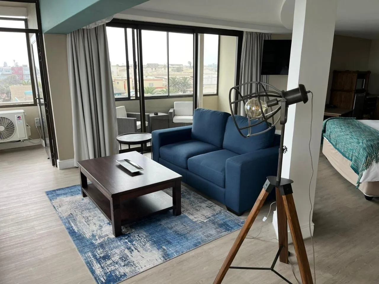 Seating area, Bed in Beach Hotel Swakopmund