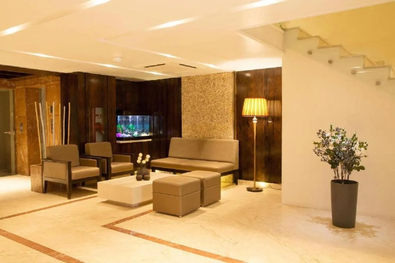 Lobby or reception in Sri Aadhish Grand Hotel