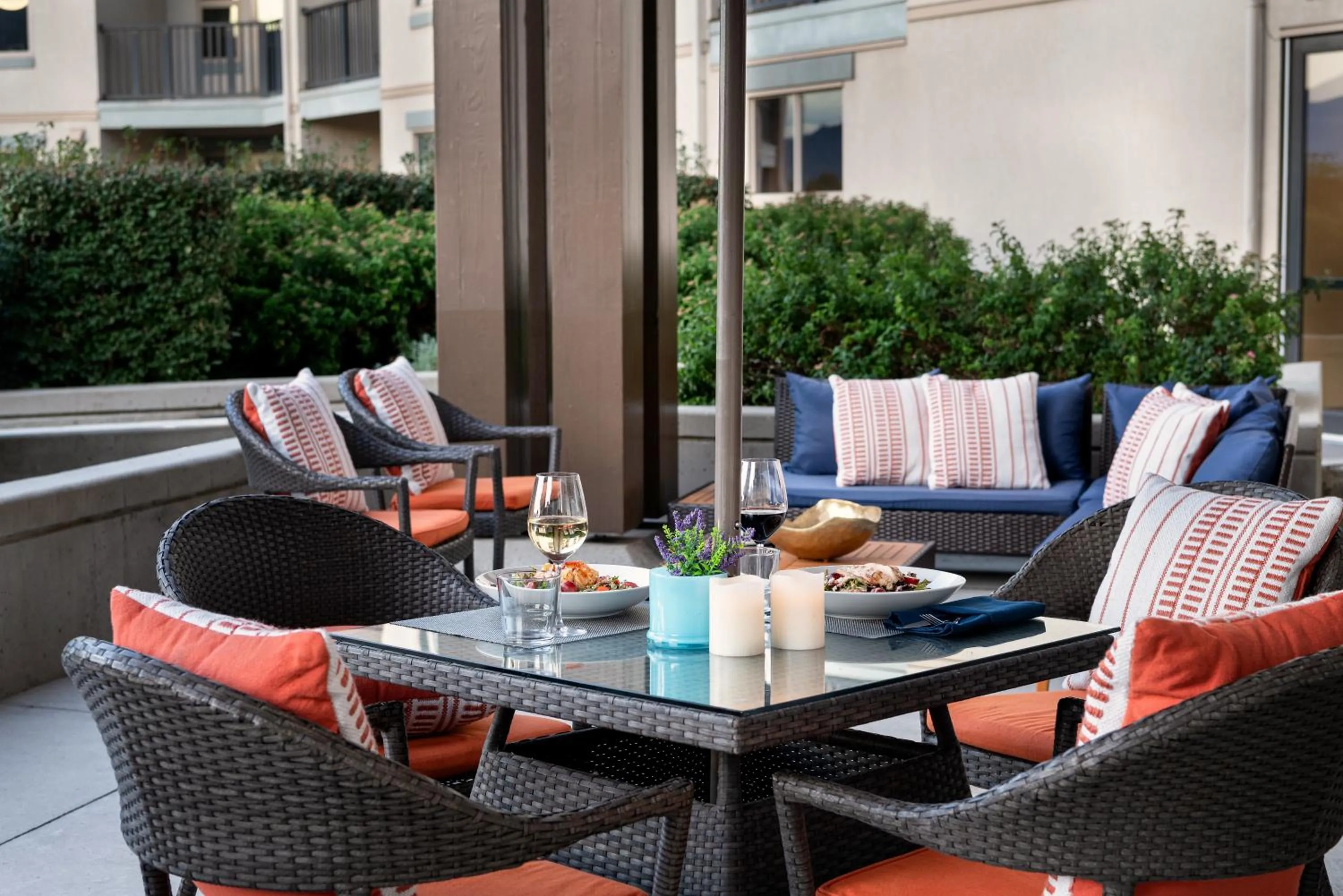 Patio in Walnut Beach Resort