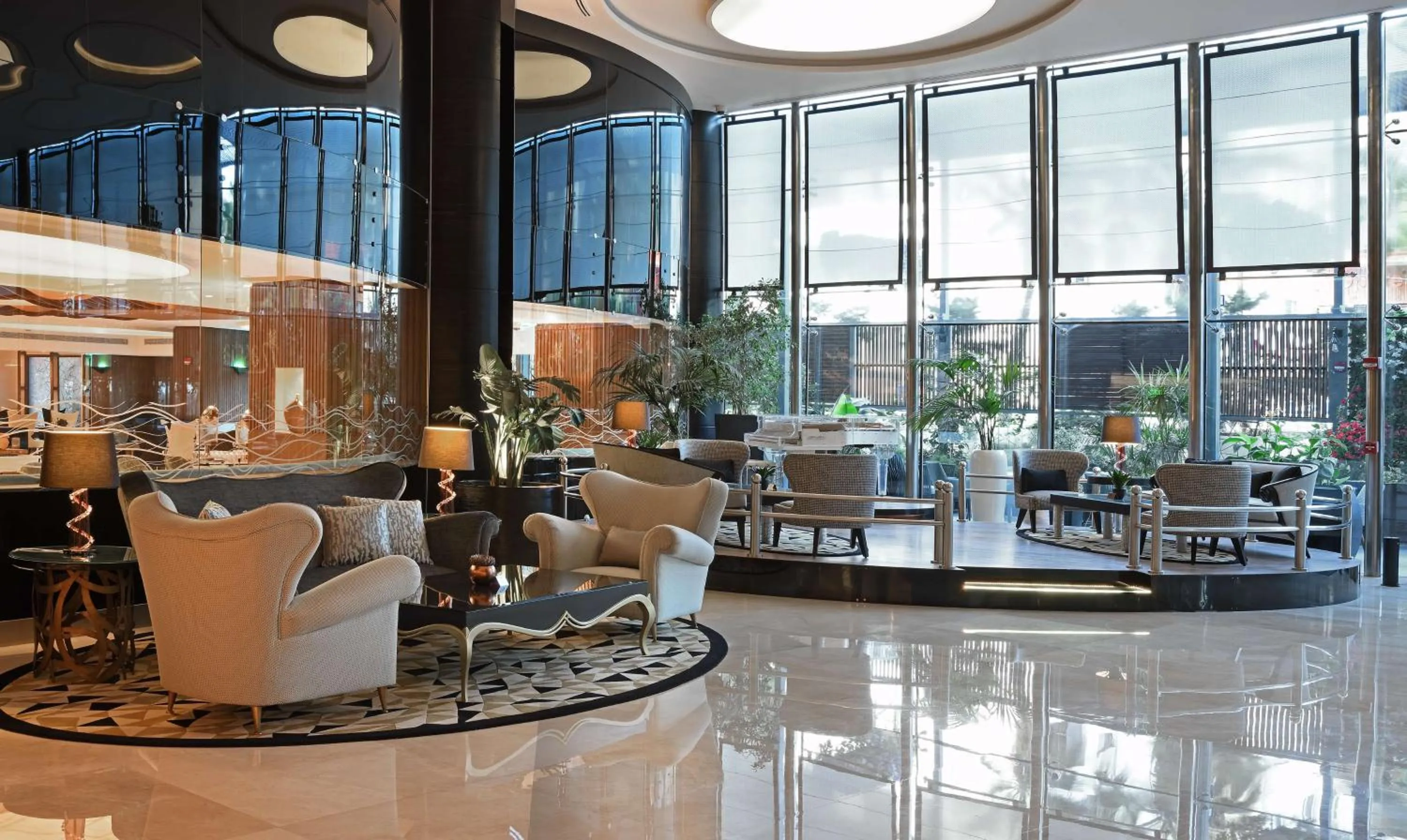 Lobby or reception in Hilton Amman