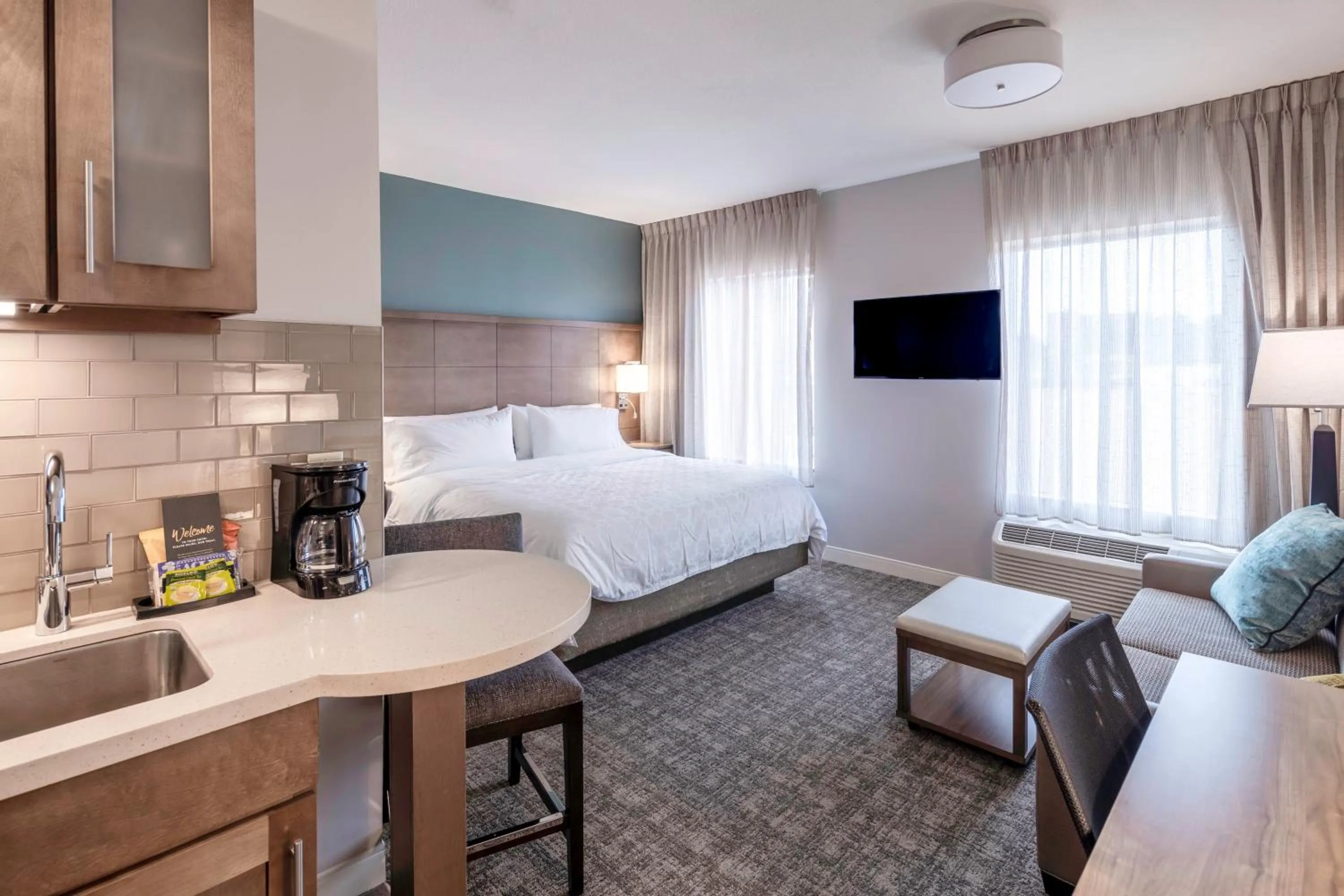 Bed in Staybridge Suites Montgomery - Downtown by IHG
