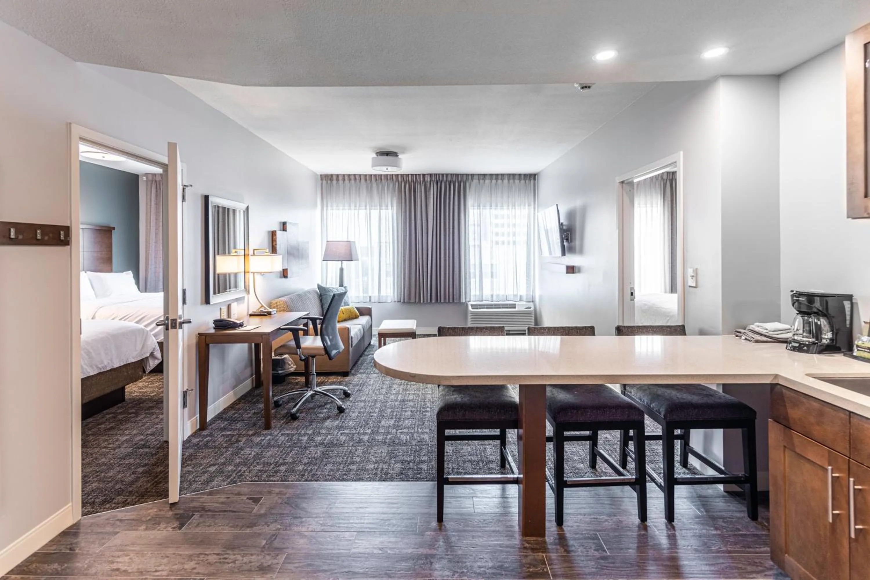 Bed in Staybridge Suites Montgomery - Downtown by IHG