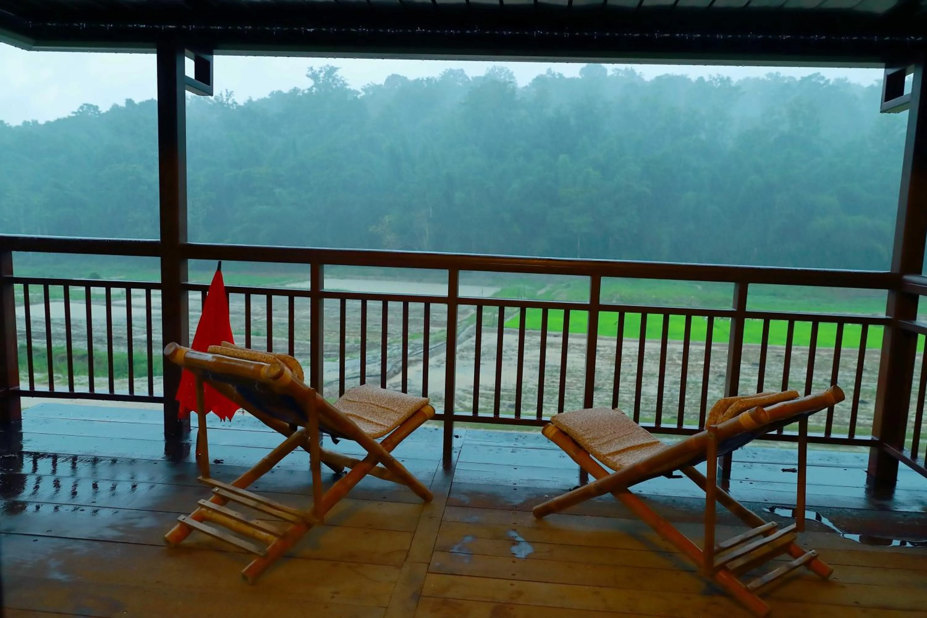 Balcony/Terrace in Vayal Veedu