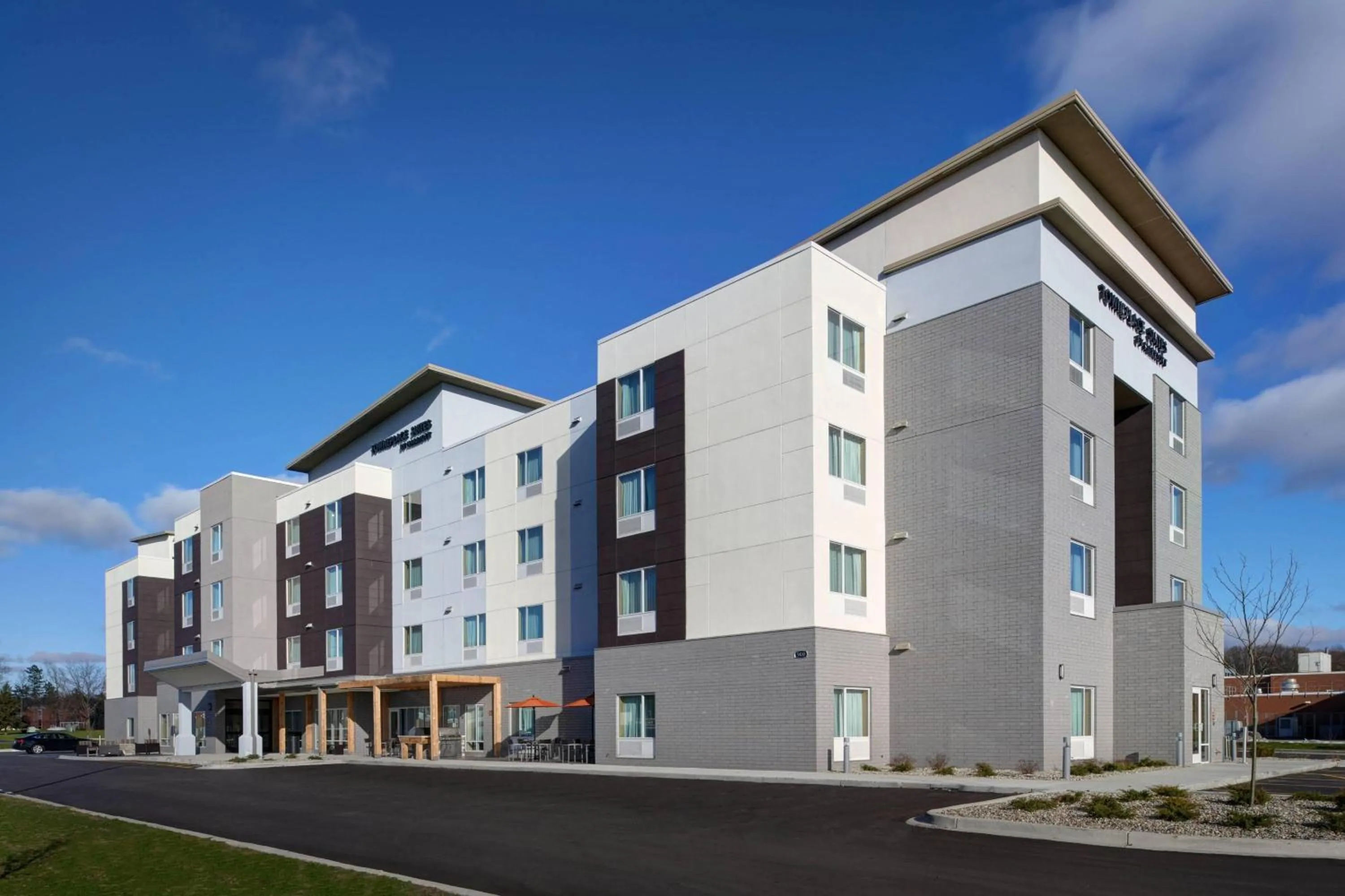 Property building in TownePlace Suites by Marriott Grand Rapids Airport
