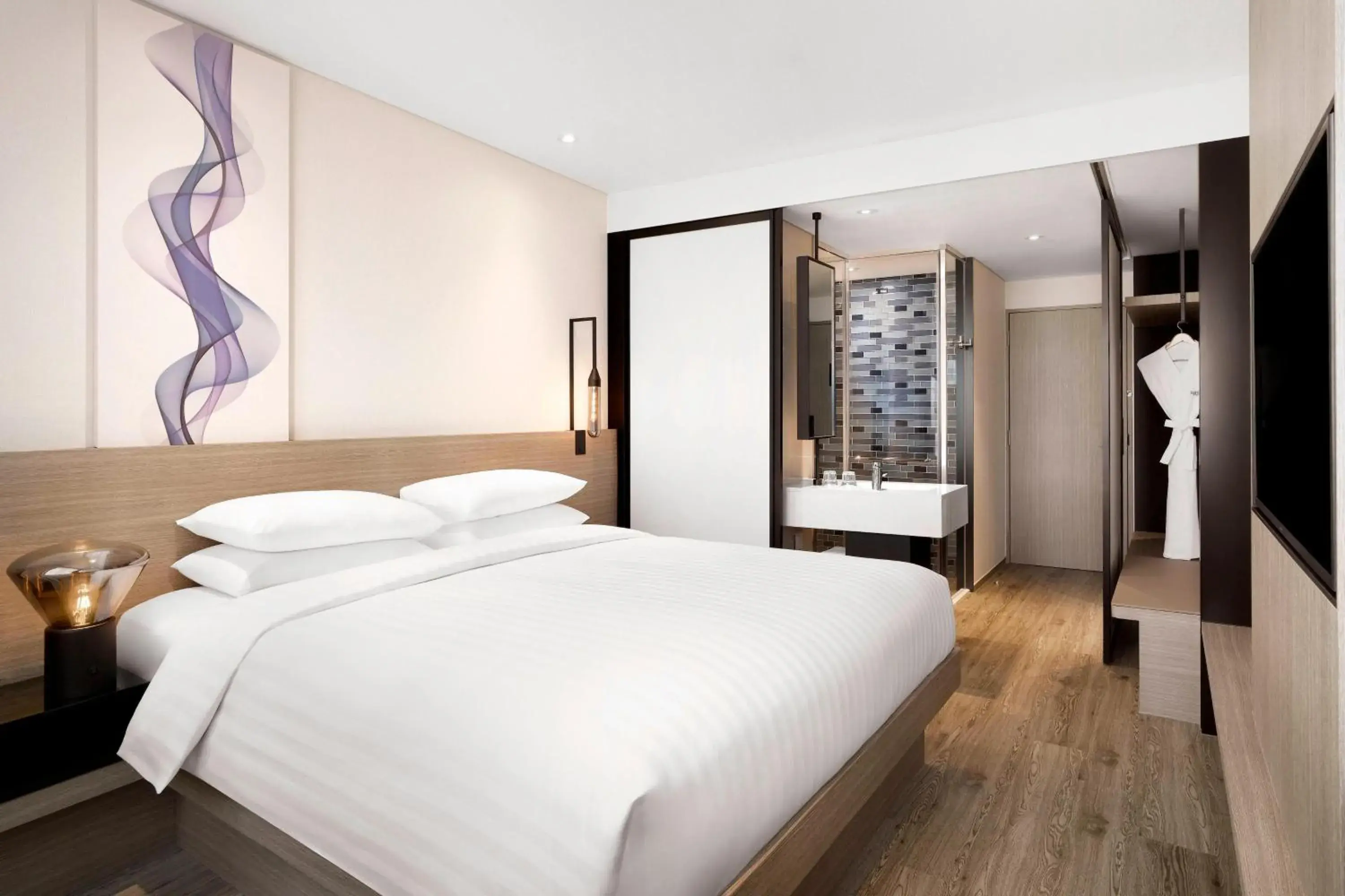 Standard Room - 1 King Bed with City View in Fairfield by Marriott Busan Standard Room - 1 King Bed with City View in Fairfield by Marriott Busan