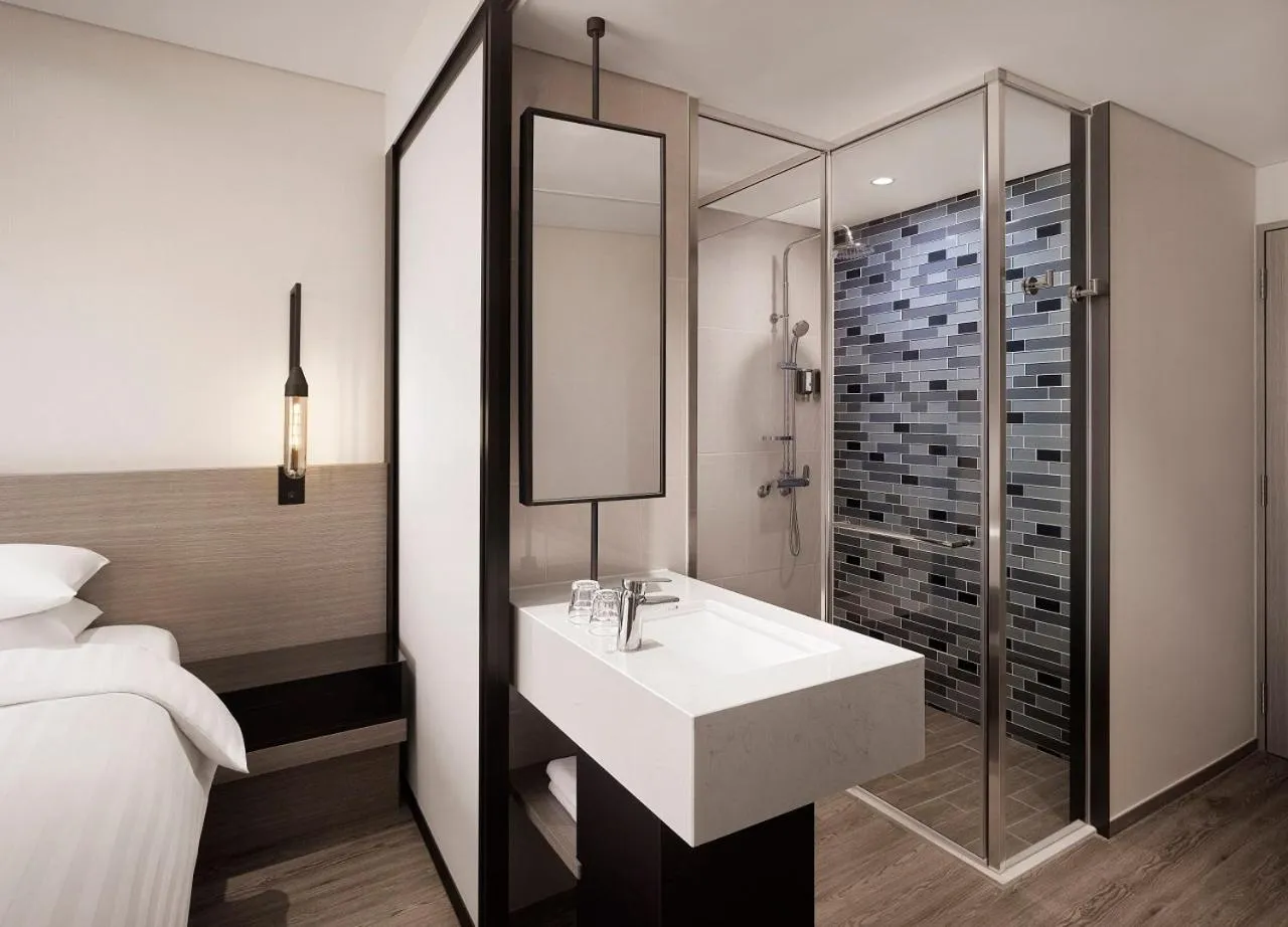 Property building, Bed in Fairfield by Marriott Busan