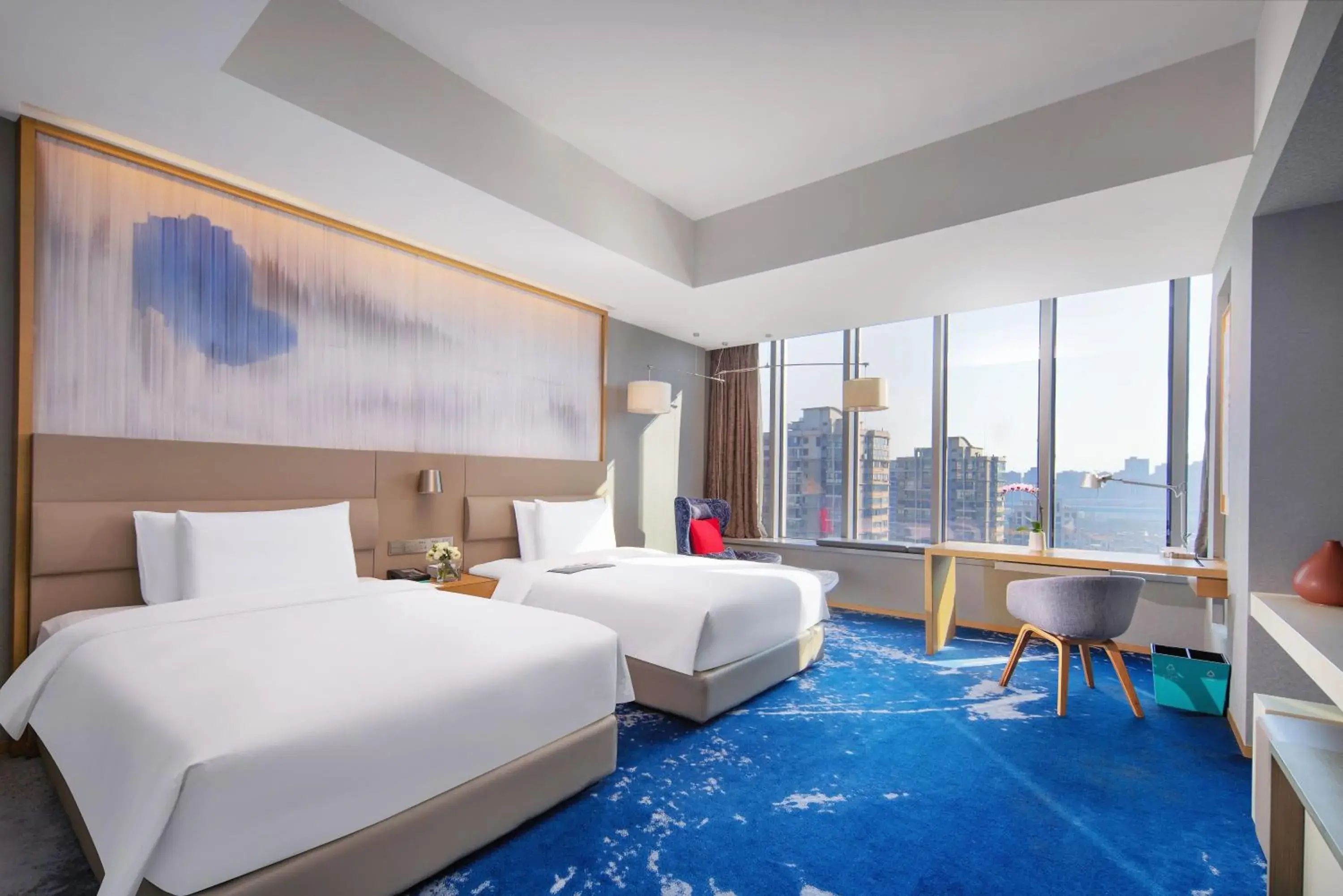 Executive Room, Executive level, Guest room, 2 Double in Le Meridien Hangzhou, Binjiang Executive Room, Executive level, Guest room, 2 Double in Le Meridien Hangzhou, Binjiang