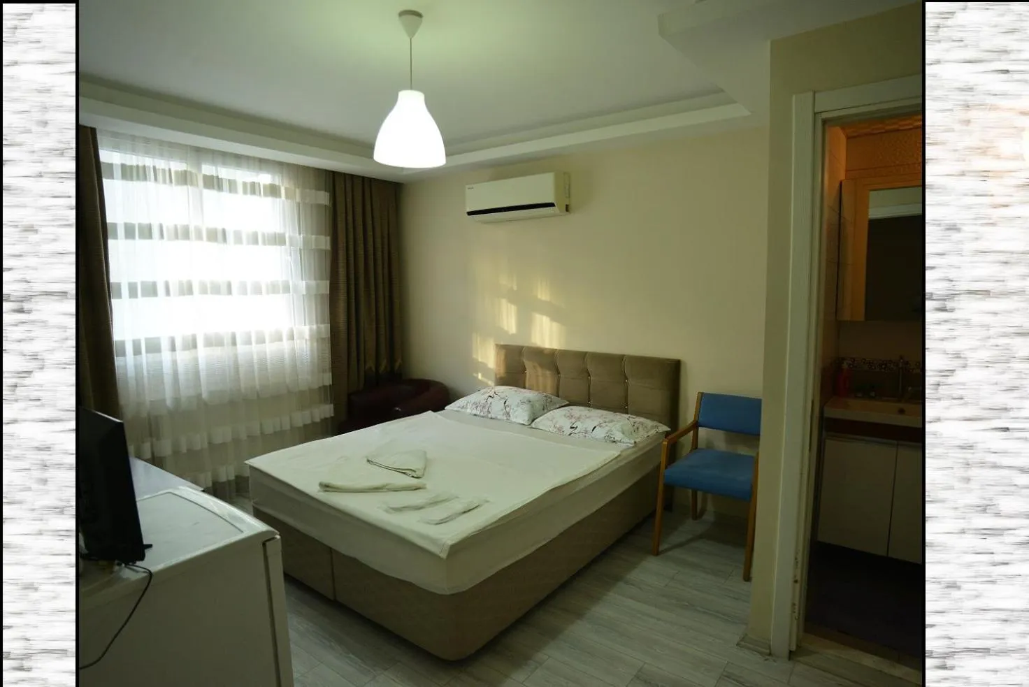 Bed in Yeşilyurt Pansiyon Hotel