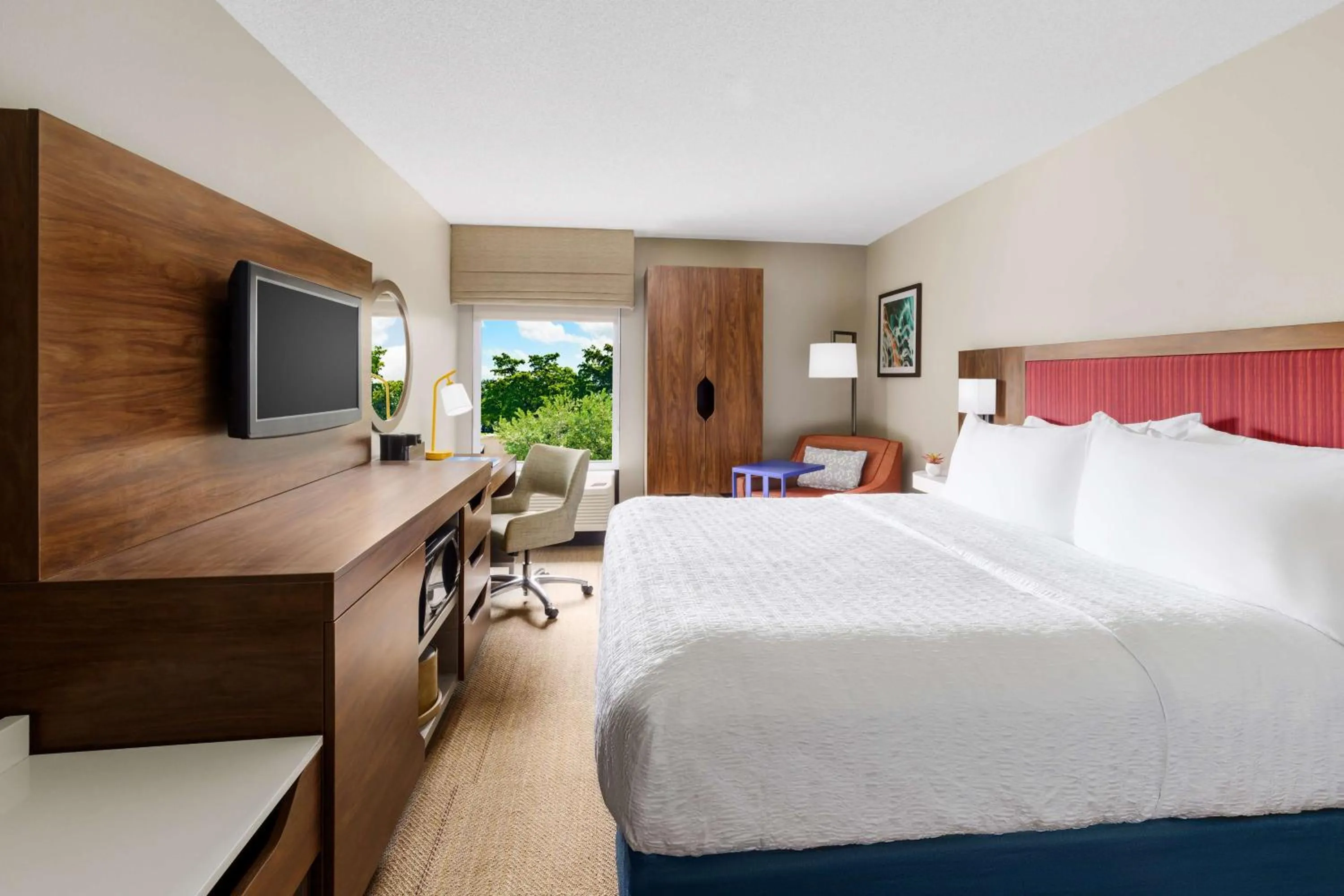 Bed in Hampton Inn Ft. Lauderdale-Cypress Creek