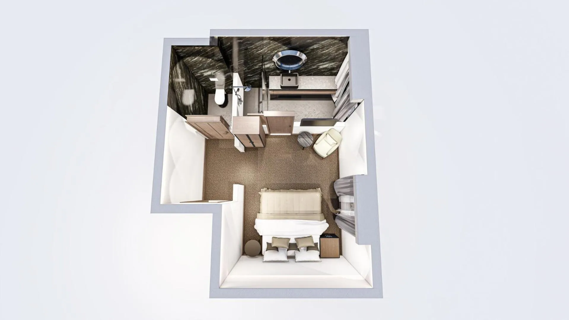 Photo of the whole room in Hotel D Geneva