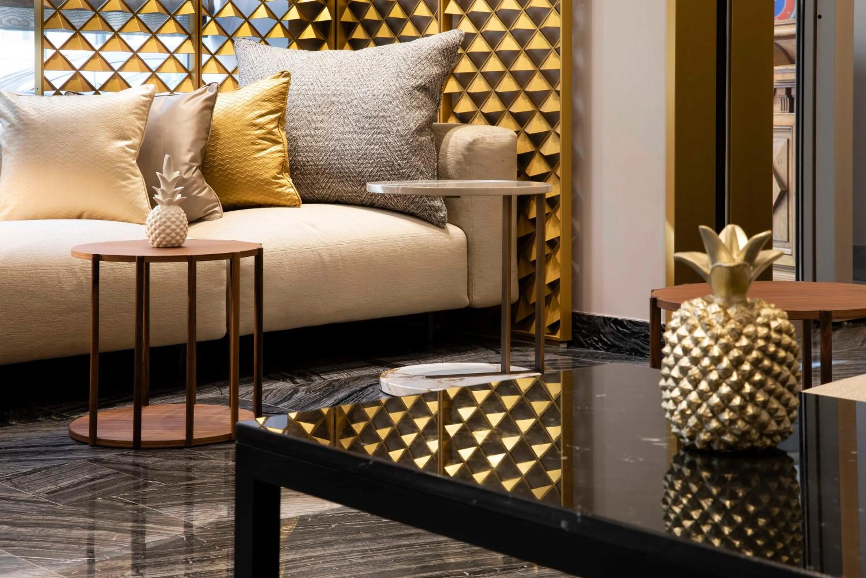 Decorative detail in Hotel D Geneva