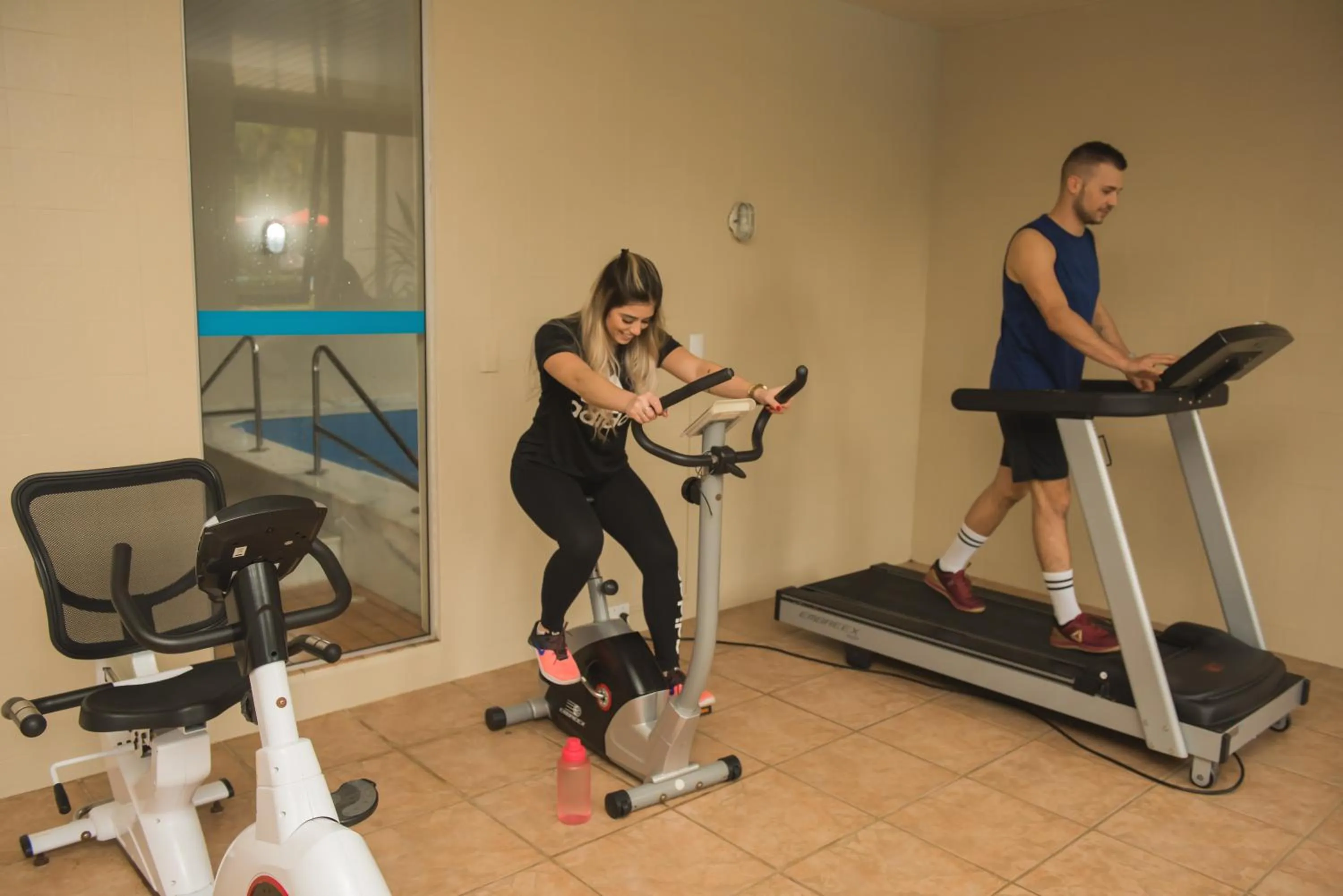 Fitness centre/facilities in Hotel Internacional Gravatal