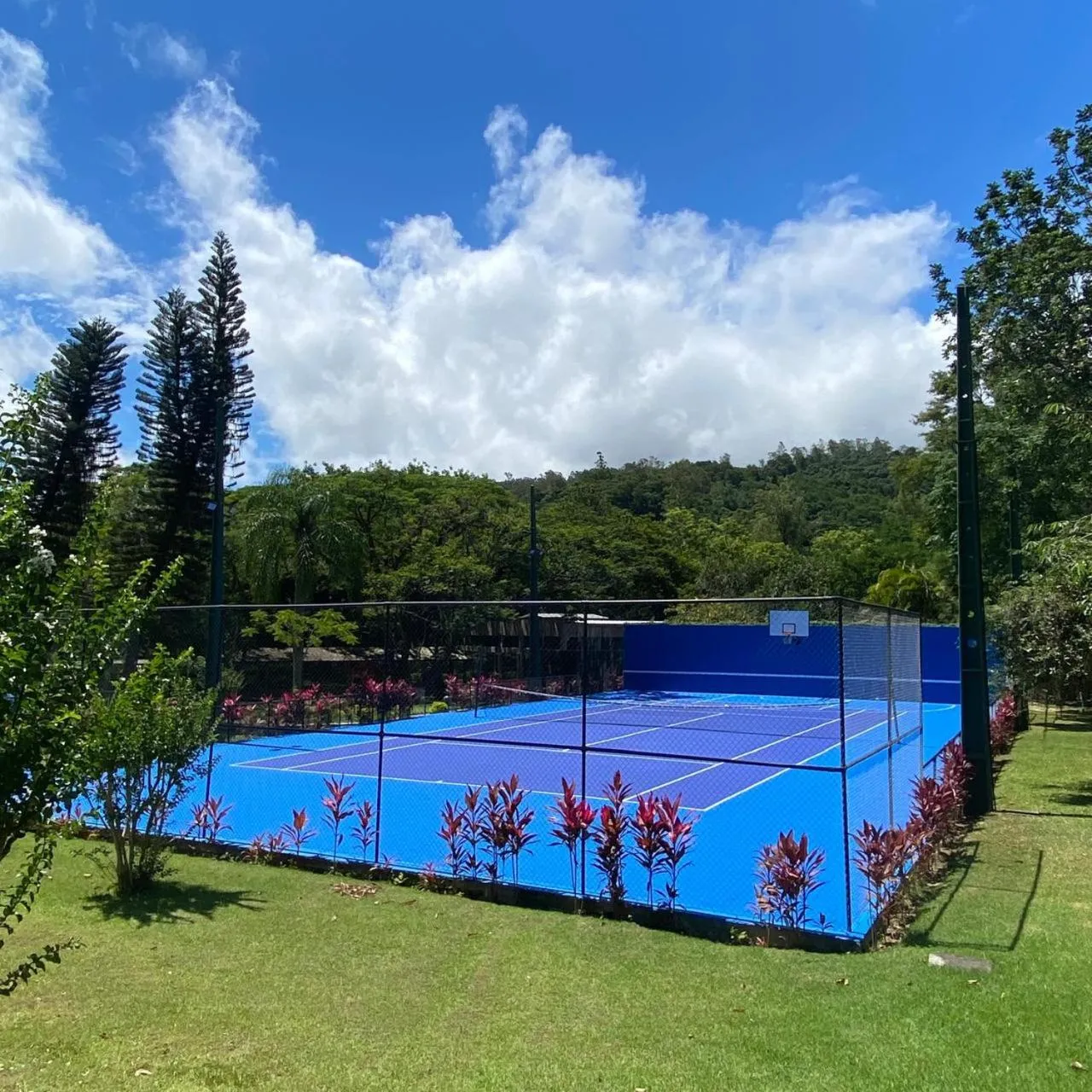 Patio in Hotel Internacional Gravatal