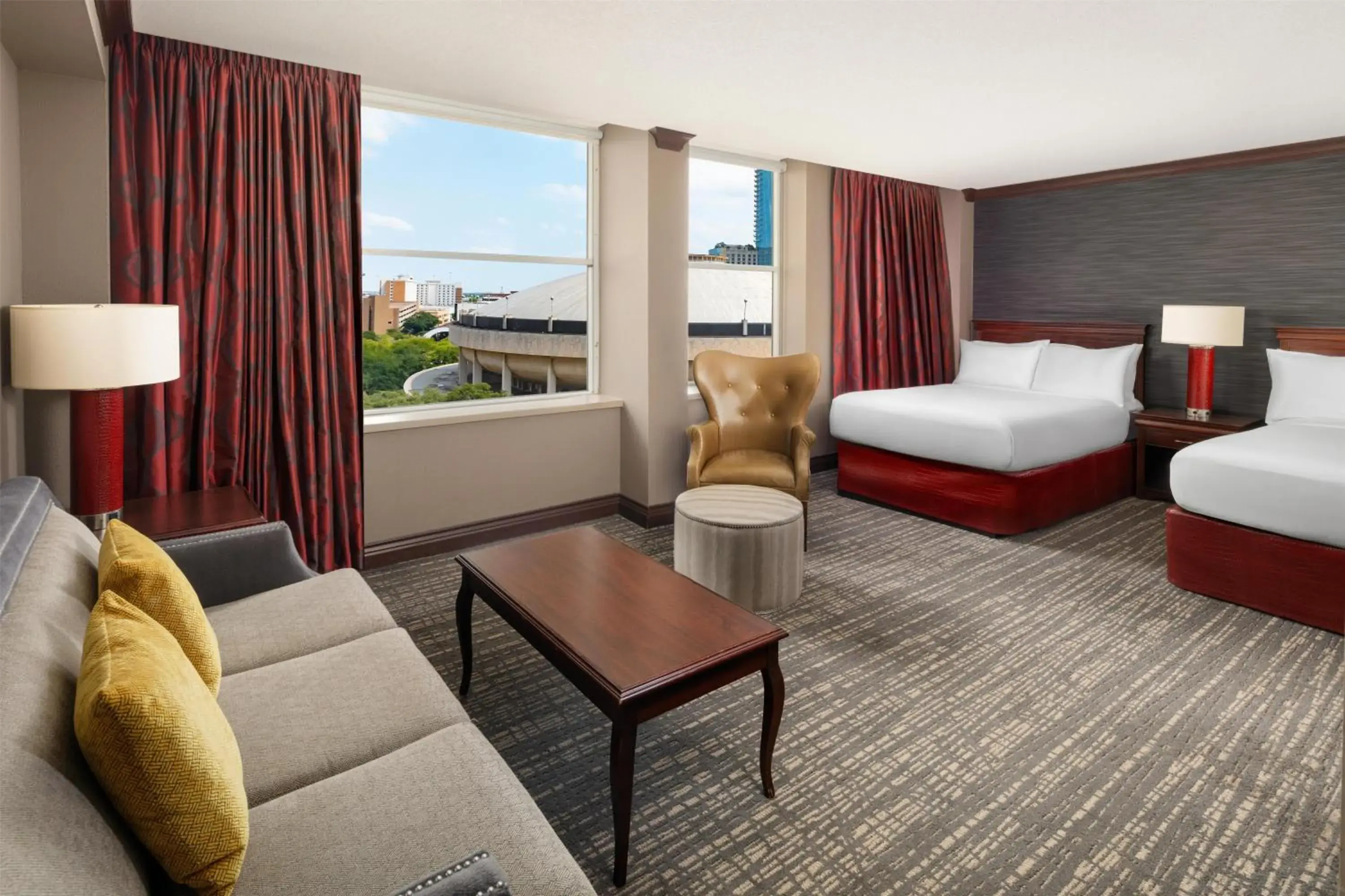 Standard Double Room with Sofa Bed in Hilton Fort Worth Standard Double Room with Sofa Bed in Hilton Fort Worth